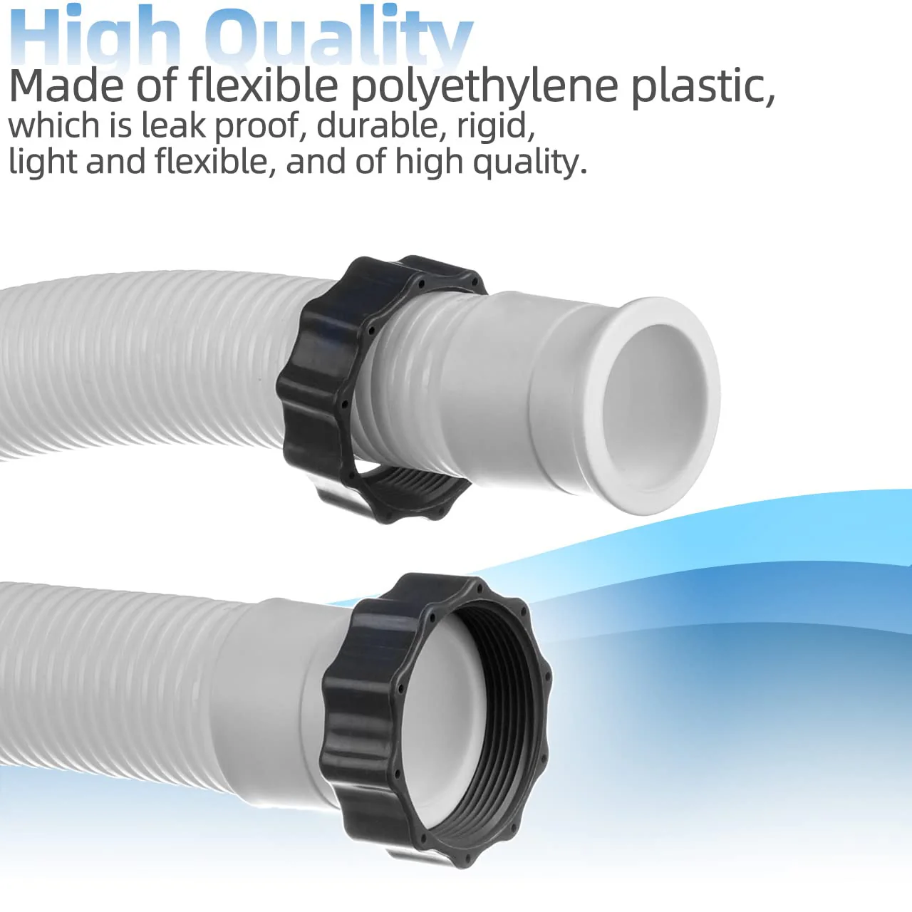 1.5" Diameter 29060E Pool Pump Replacement Hose for Intex Filter Pumps Sand Pump & Saltwater Systems - 59" Long(1 Pack) - Image 4