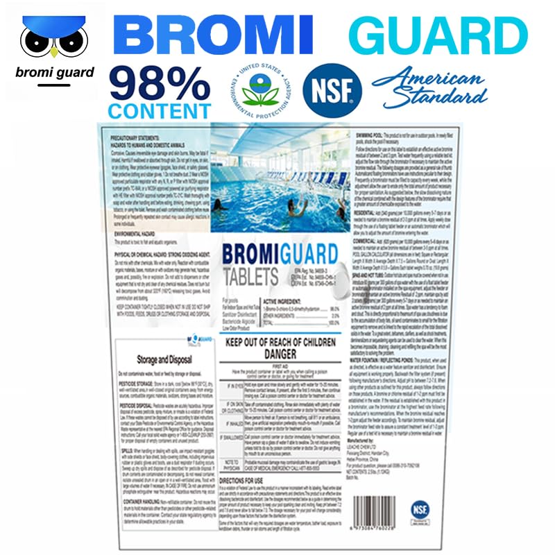 【10 lbs】 1-Inch Bromine Tabs, Chemical Sanitizer for Spas & Hot Tubs, Bromine Chemical Tabs - Image 7