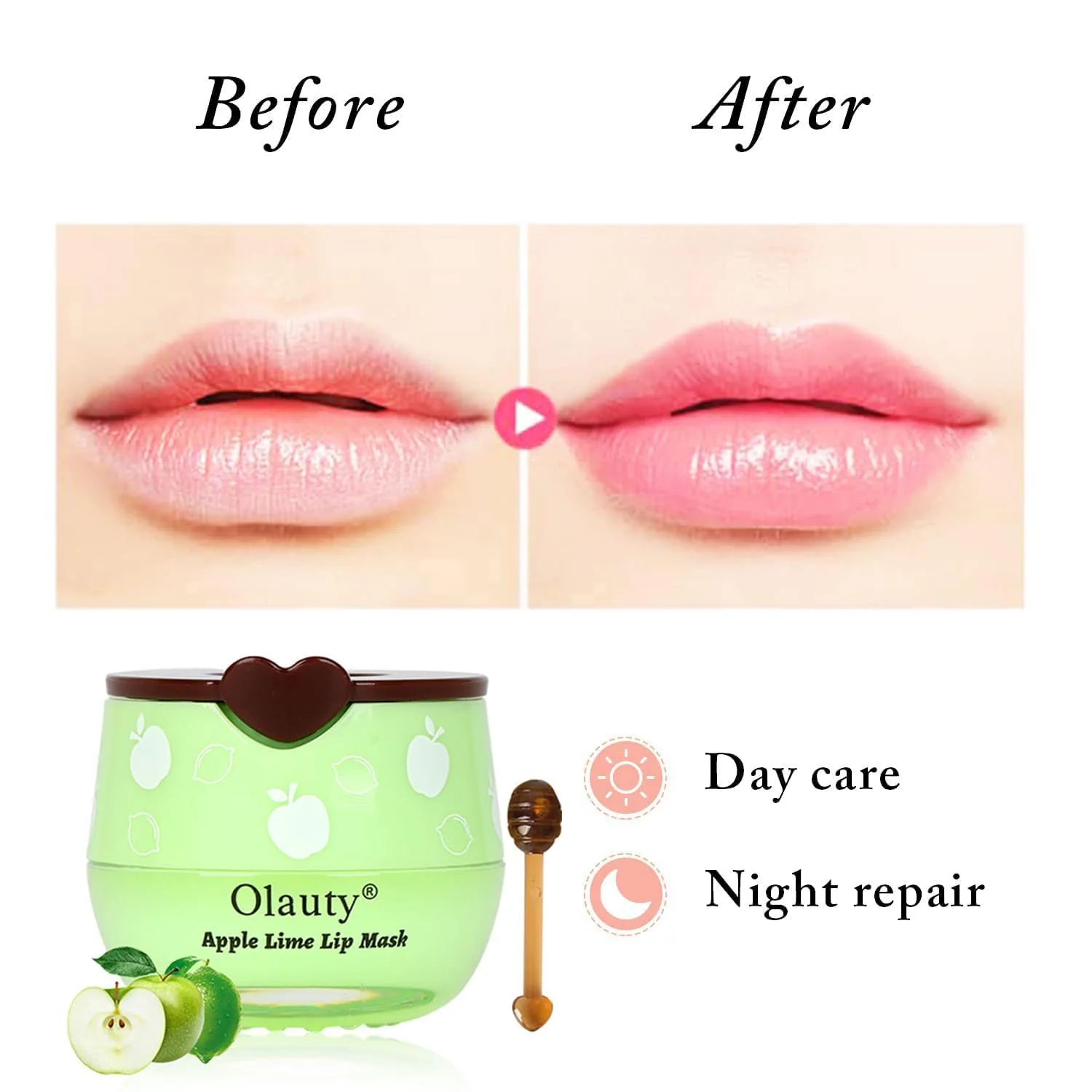 10 PCS Bee Lip Balm Honey Pot, Strawberry, Watermelon, Apple Lime, Cherry, Mint, Coconut, Aloe, Grapes & Peach Flavors, Honey Lip Balm Bulk, Moisturizing Lip Mask Overnight, Mothers Day Gifts - Image 6