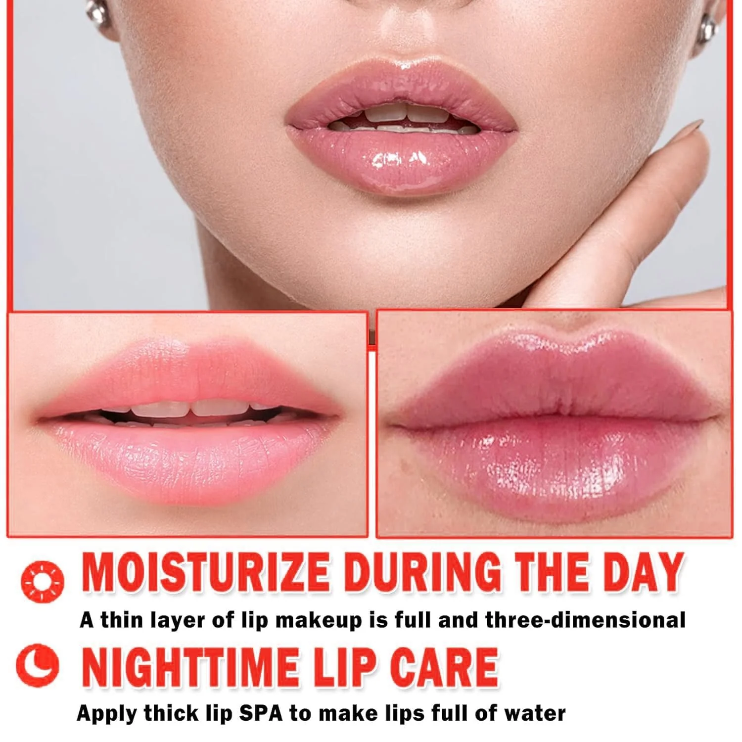 10 PCS Bee Lip Balm Honey Pot, Strawberry, Watermelon, Apple Lime, Cherry, Mint, Coconut, Aloe, Grapes & Peach Flavors, Honey Lip Balm Bulk, Moisturizing Lip Mask Overnight, Mothers Day Gifts - Image 9