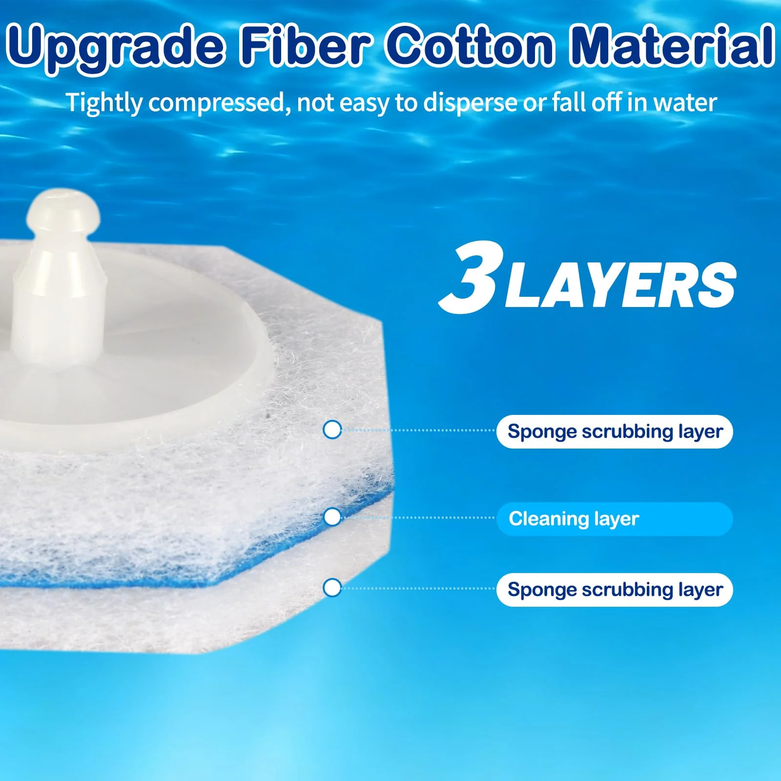 100 Count Toilet Wand Refills for Clorox Toilet Wand - Disposable Toilet Brush Refills, Replacement Heads for Clorox Toilet Wand Refills, 5X Cleaning Power | 360° Efficient Cleaning | No Falling Apart - Image 6