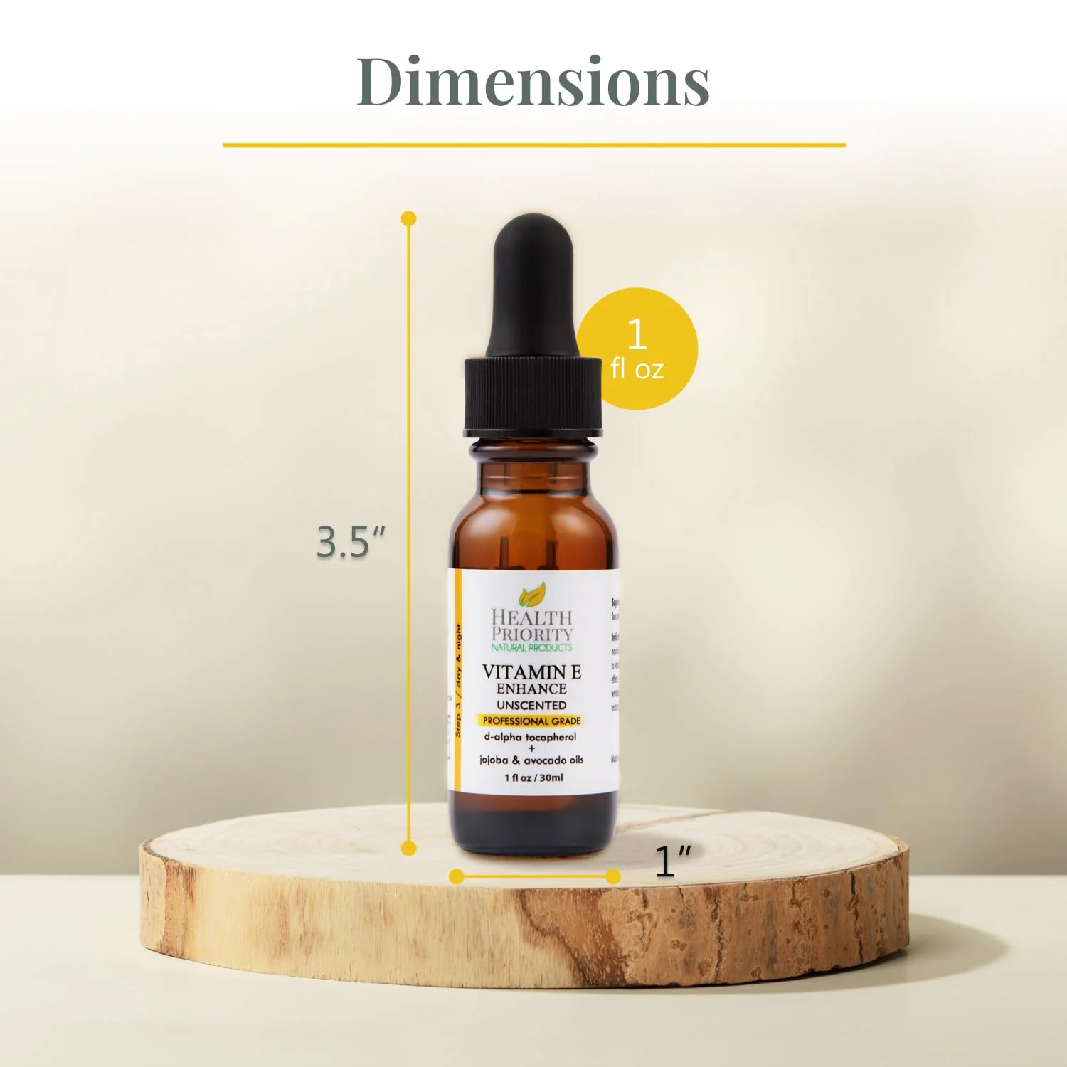 100% Natural & Organic Vitamin E Oil For Your Face & Skin, Unscented - 15,000/30,000 IU - Reduces Wrinkles & Lightens Dark Spots Which Leaves Your Skin More Youthful. Not-Too-Thick Oil, Infused With Jojoba & Avocado Oil, Makes Your Skin Soft & NON Sticky. - Image 4
