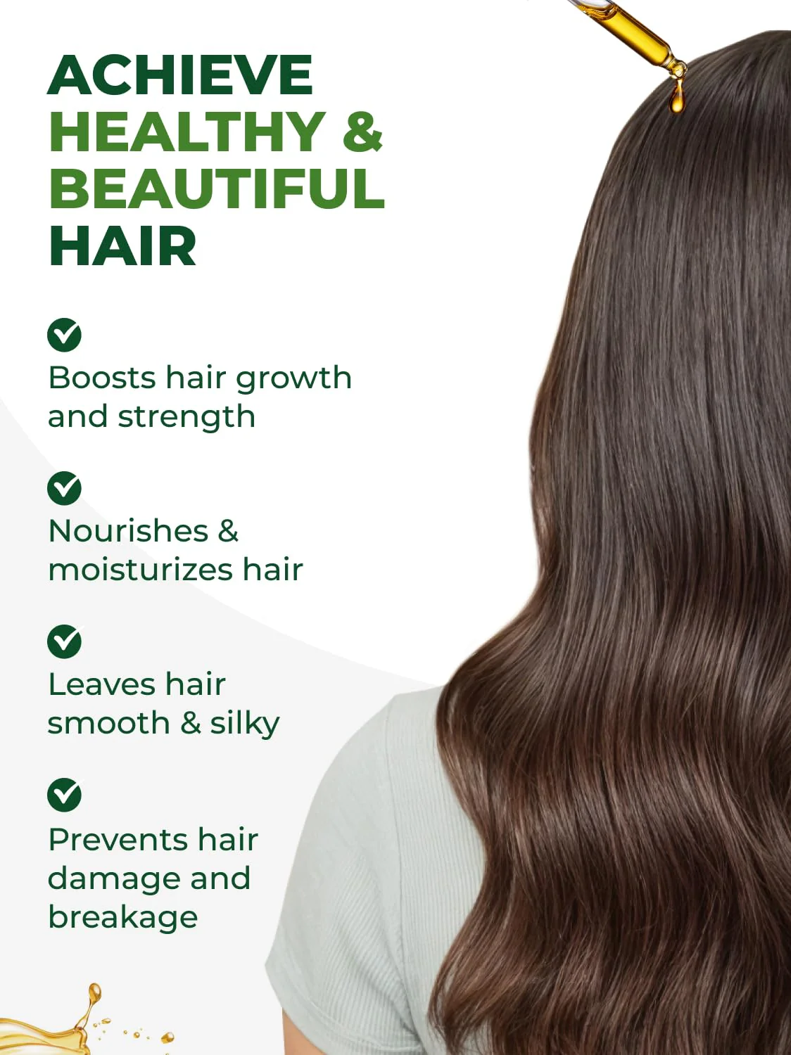 100% Pure Moringa Oil Organic for Face, Hair, Nails and Dry Skin - USDA Certified Single Origin Moringa Oleifera Seeds Extract - 3rd Party Tested, Cold Pressed & Unrefined Organic Moringa Seed Oil - Image 3