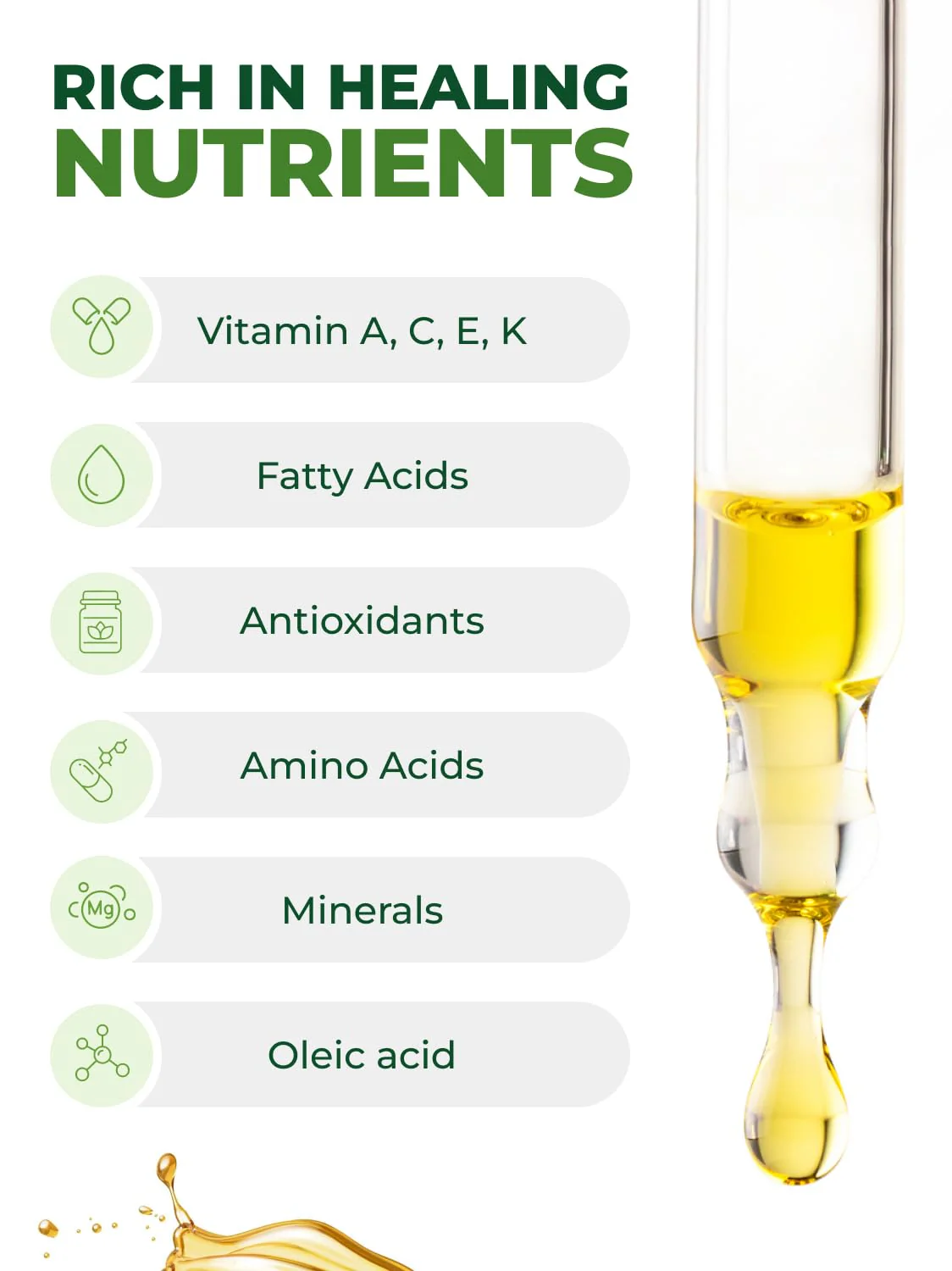 100% Pure Moringa Oil Organic for Face, Hair, Nails and Dry Skin - USDA Certified Single Origin Moringa Oleifera Seeds Extract - 3rd Party Tested, Cold Pressed & Unrefined Organic Moringa Seed Oil - Image 4