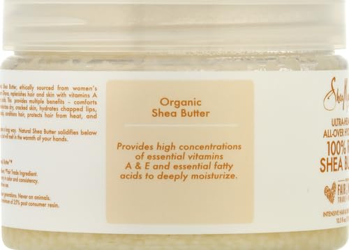 100% Raw Shea Butter Intensive Hair and Skin Moisture by Shea Moisture for Unisex - 10.5 oz Oil - Image 4