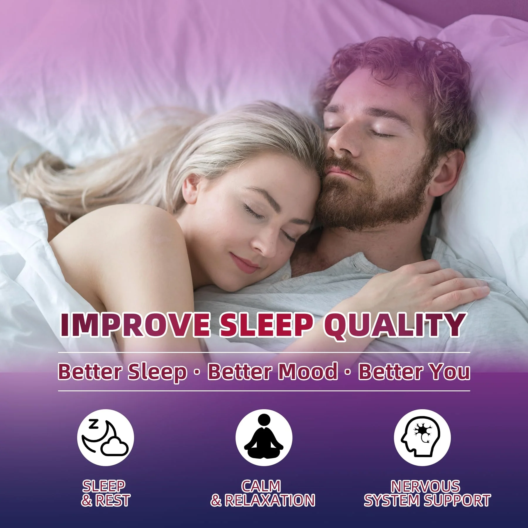 120 CT Magnesium Glycinate Gummies 1000 mg for Women and Men, Magnesium Malate & Taurate Supplements for Sleep, Body Support and Relaxation, Sugar Free, Vegan, Raspberry BlackBerry Blueberry Flavor - Image 8