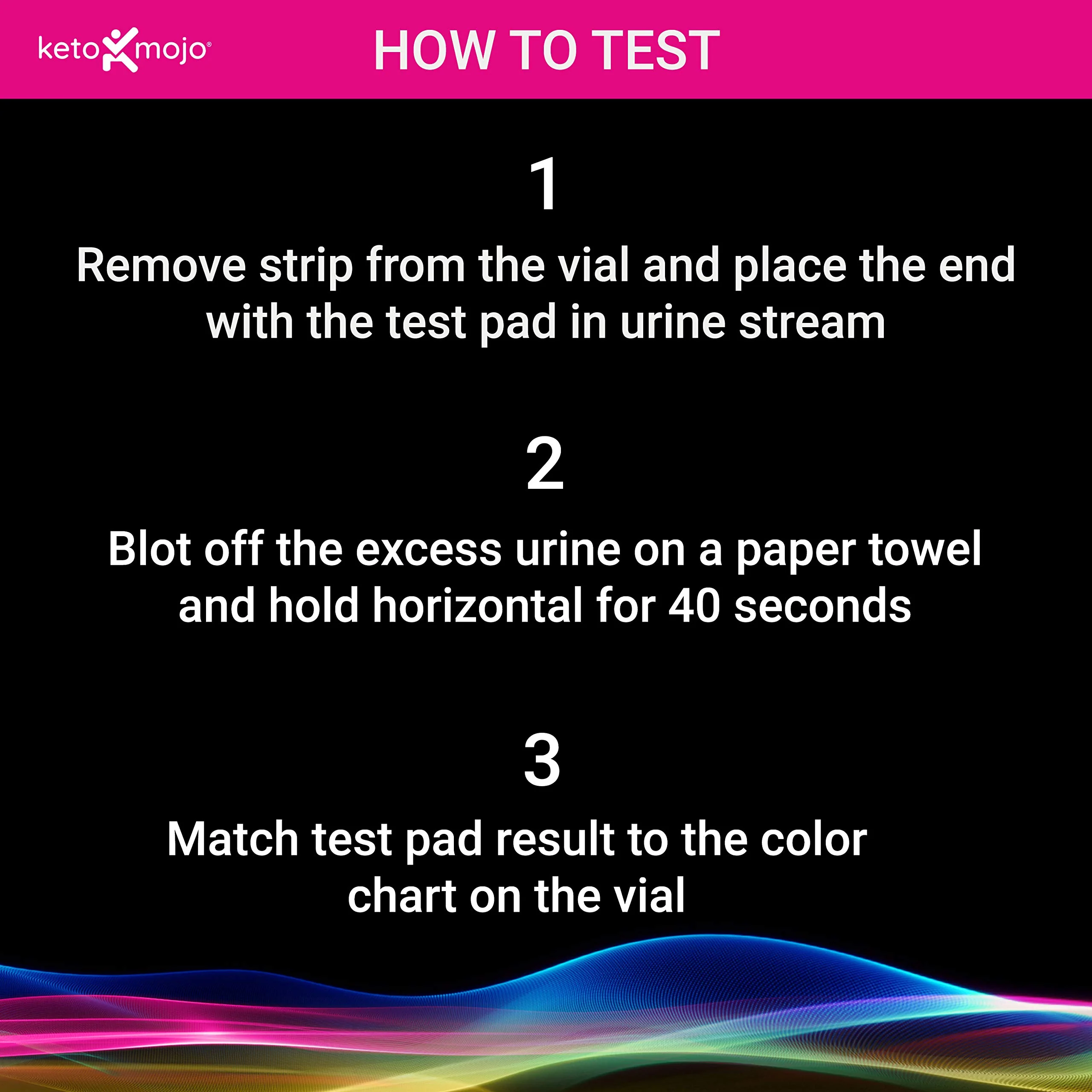 150 Ketone Urine Test Strips, App & Keto eBook Included, Extra-Long for Easy Sampling, Urinalysis Dipstick Test for Ketosis on Ketogenic, Low-Carb, and Fasting Diets - Image 6