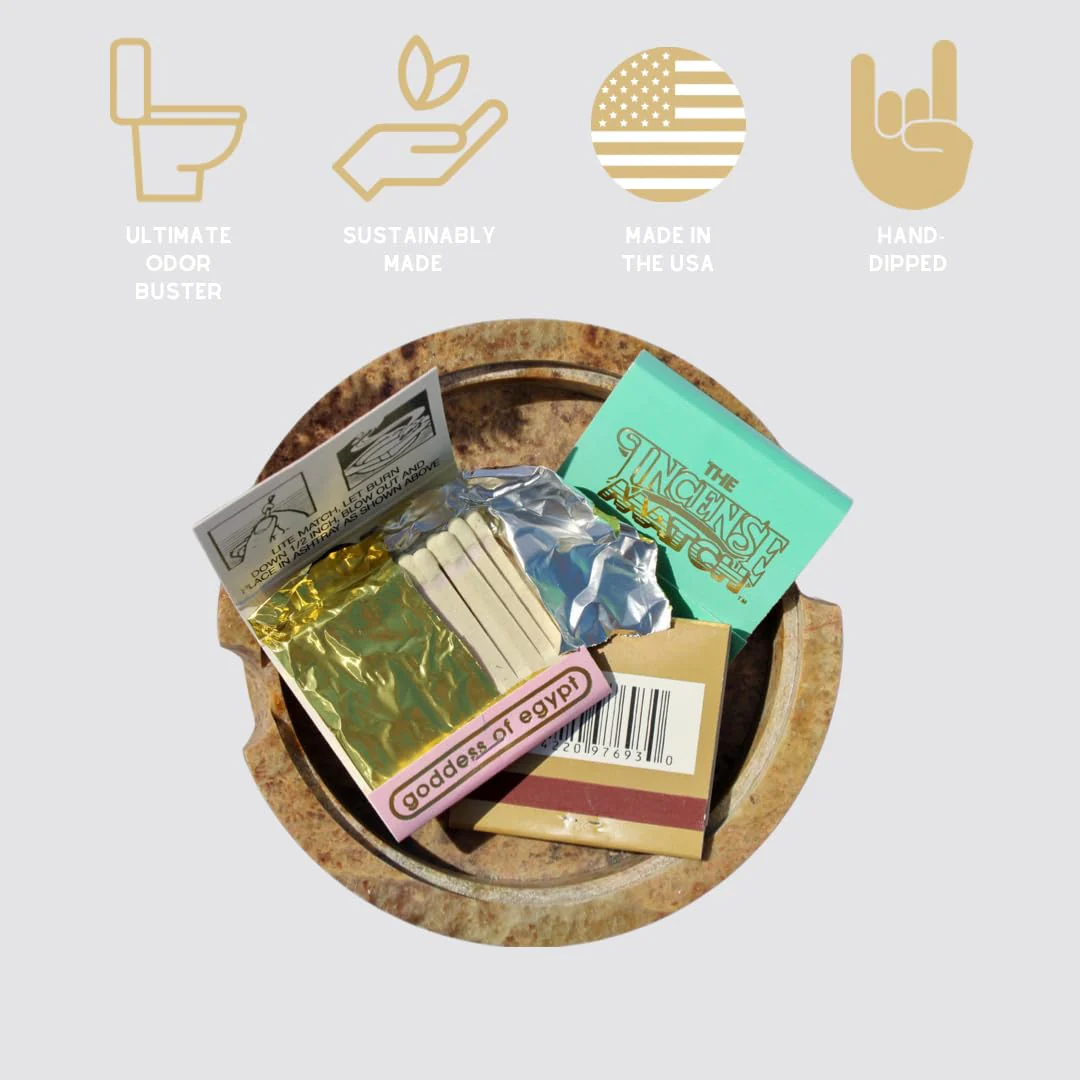 16 Pack Incense Matches: Variety Pack - Scented Bathroom Matches - Eliminates Bathroom Odors - Pleasant Incense - 30 Strikes per Matchbook, 480 Strikes per Purchase -Stocking Stuffer- Unique Gift - Image 6