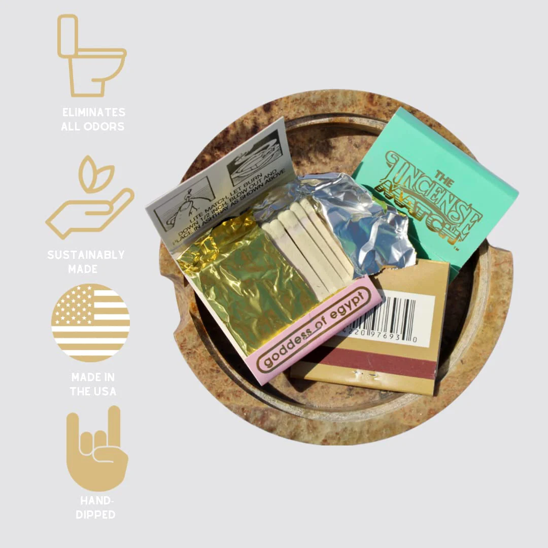16 Pack The Incense Match: Variety Pack- Portable, Scented Matches for Instant Aroma and Odor Elimination | Sustainable, Travel-Friendly Oder Remover. | 480 Matchsticks per Pack - Image 7