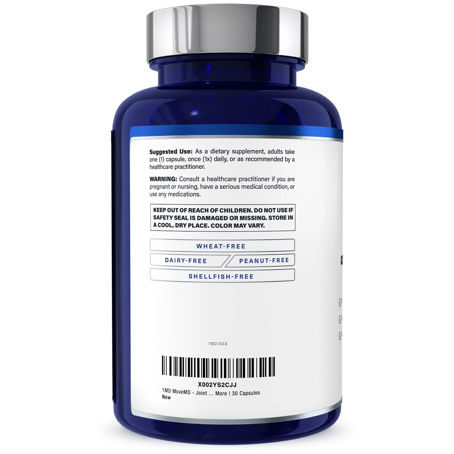 1MD Nutrition MoveMD - Health Supplement for Joint Discomfort & Support - Our Collagen Pills are Skillfully Formulated for Women & Men w/Hyaluronic Acid & Astaxanthin - Image 3