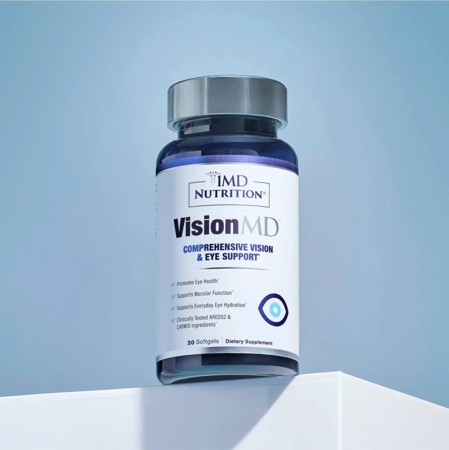 1MD Nutrition VisionMD Eye Vitamin CARMIS - with Lutein & Zeaxanthin | Supports Vision Health, Everyday Eye Strain, & Occasional Dry Eye | 60 Softgels (2-Pack) - Image 9