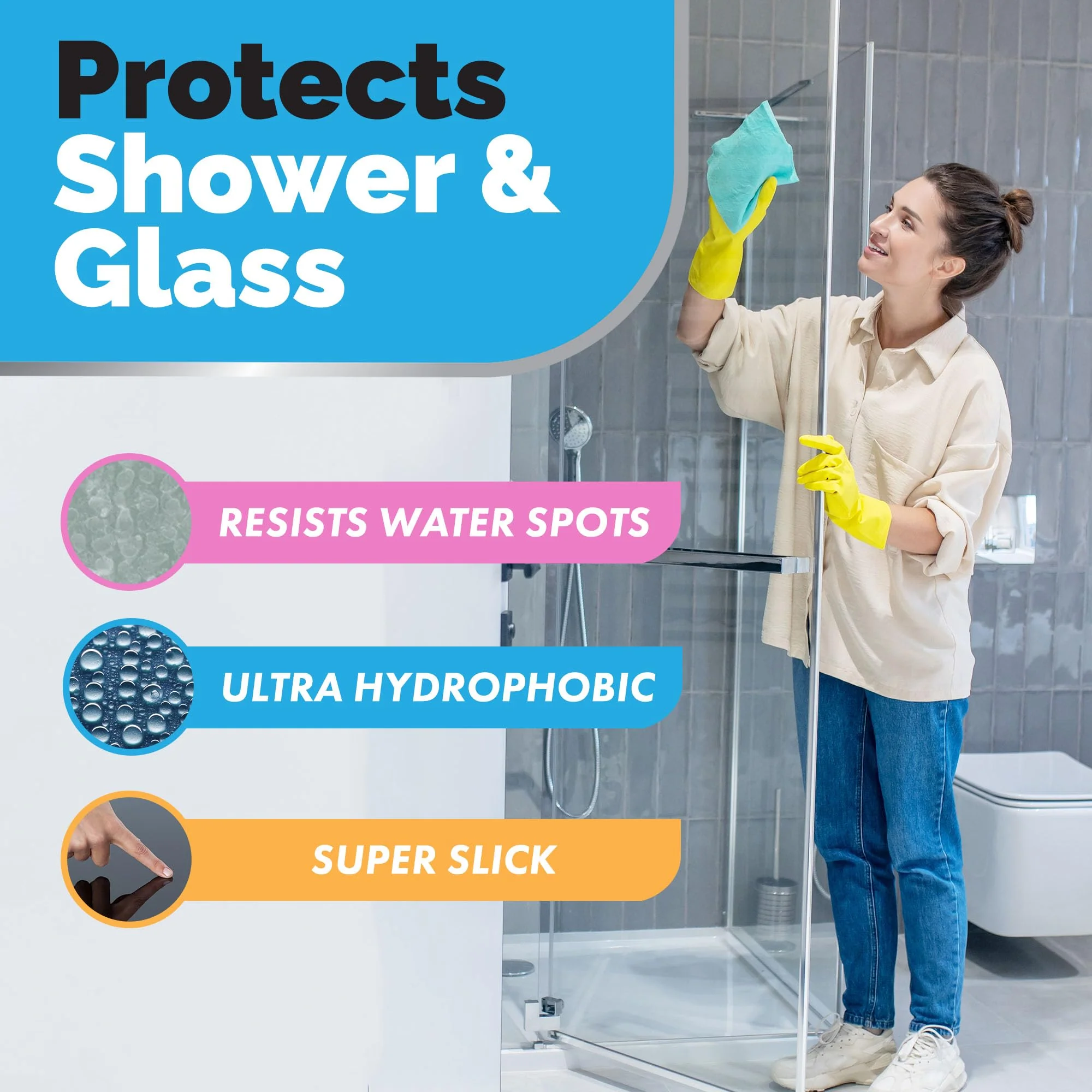 2 Pack [12 Oz] Home Ceramic Coating Spray Kit - Shine, Seal & Protect Kitchen & Bath Surfaces - High Shine - Repels Stains & Grime Effortlessly - Use on Stainless Steel, Sinks, Countertops, Glass - Image 4