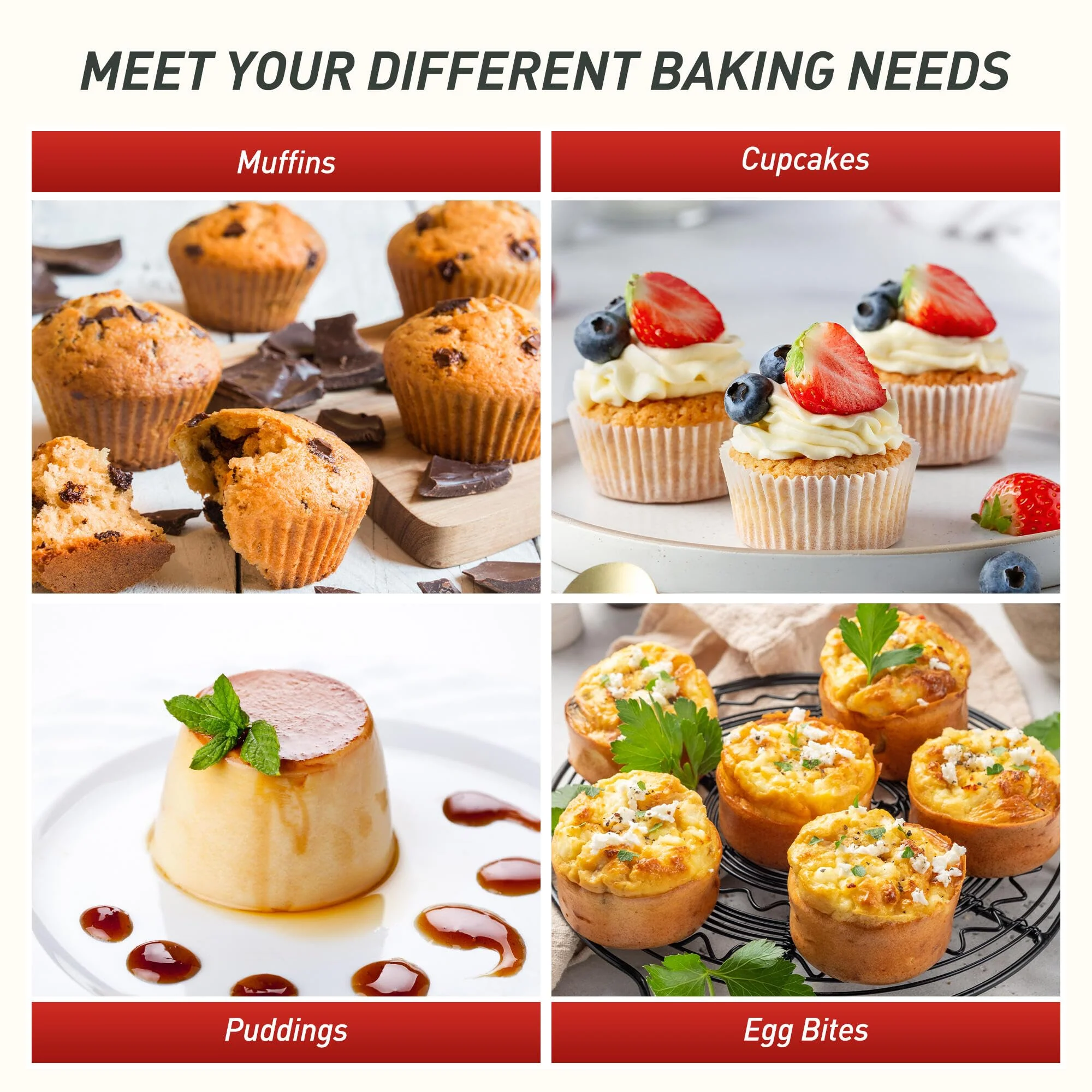 2 Packs 24 Cups Silicone Muffin Pan for Baking with Metal Reinforced Frame Mini Size Cupcake Pan Tray Chocolate Egg Pizza Bites Oven Cookie Mold Muffin Tin Tart Pans Sheet Set Small - Image 2