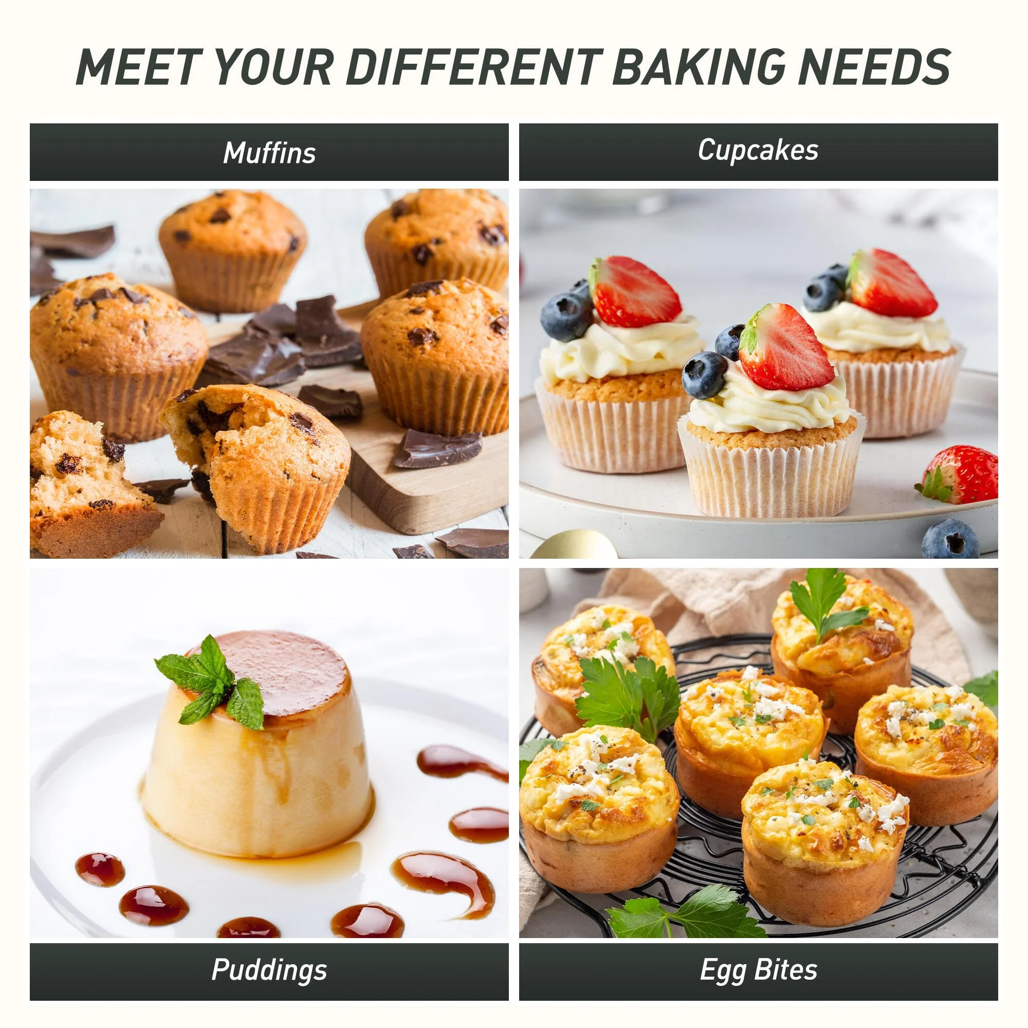 2 Packs 6 Cups Silicone Muffin Pan with Metal Reinforced Frame Jumbo Size Cupcake Pan Tray Egg Bites Silicone Circle Cookie Molds Muffin Tin Tart Pans Large Big Baking Sheet Set for Breakfast - Image 2