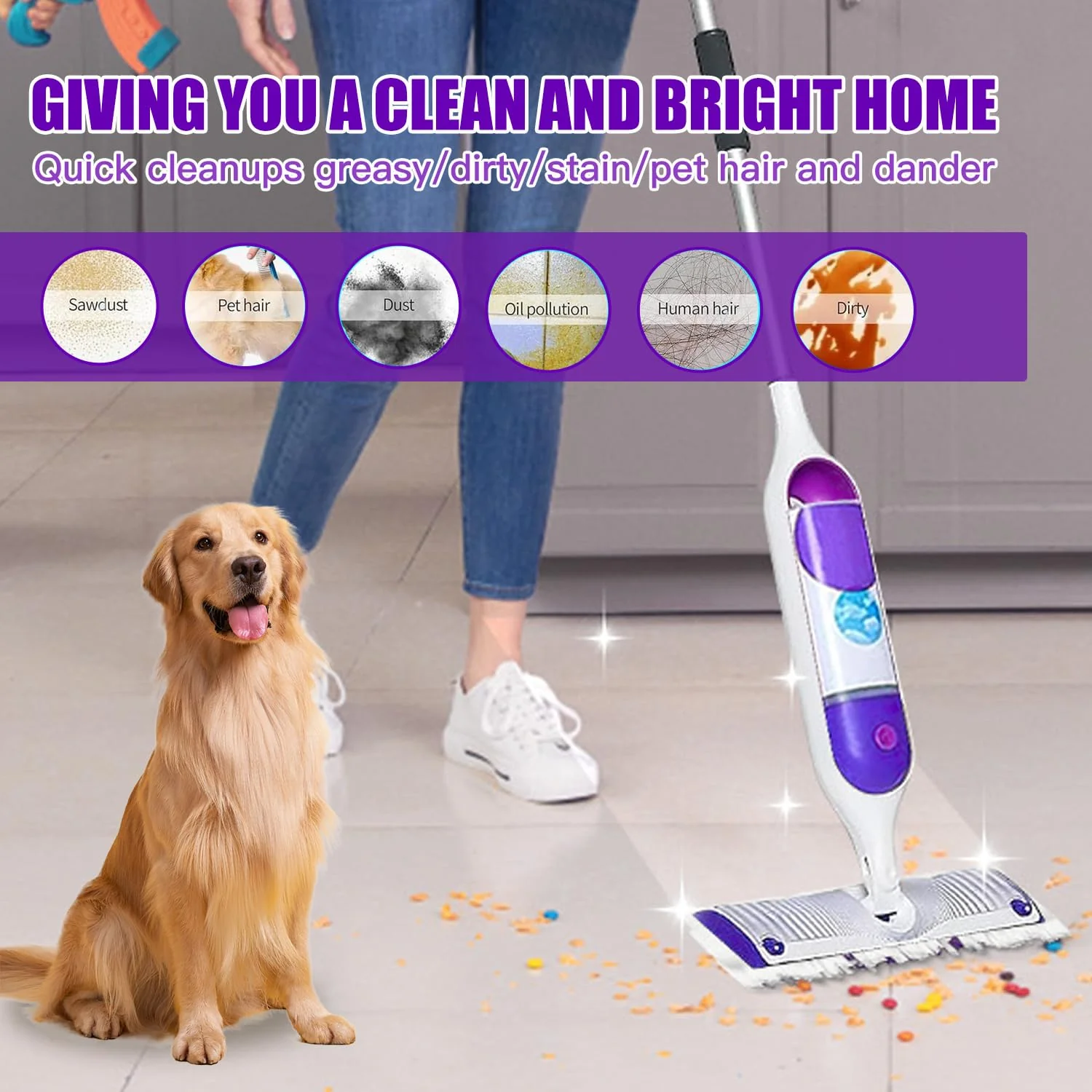 20 Count Power Mop Pads Refills for Swiffer PowerMop Multi-Surface Mopping Pad Disposable Replacement Mop Pads Compatible with Swiffer PowerMop,Safe on All Finished Floors. - Image 4