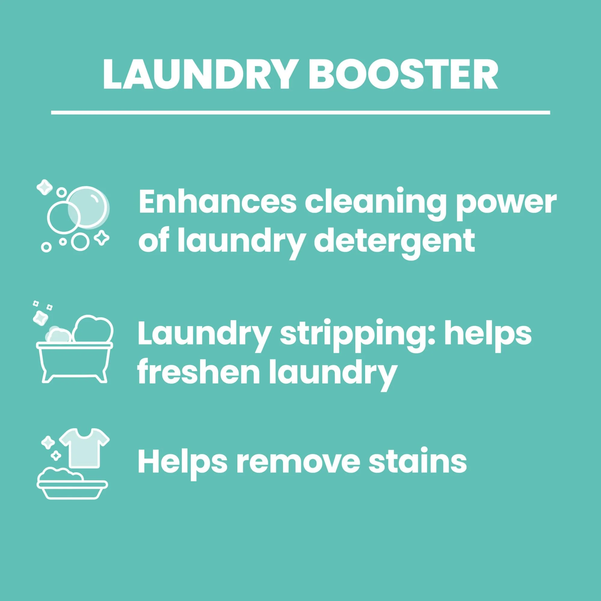 20 Mule Team All Natural Borax Detergent Booster & Multi-Purpose Household Cleaner, 65 Ounce, 4 Count - Image 3