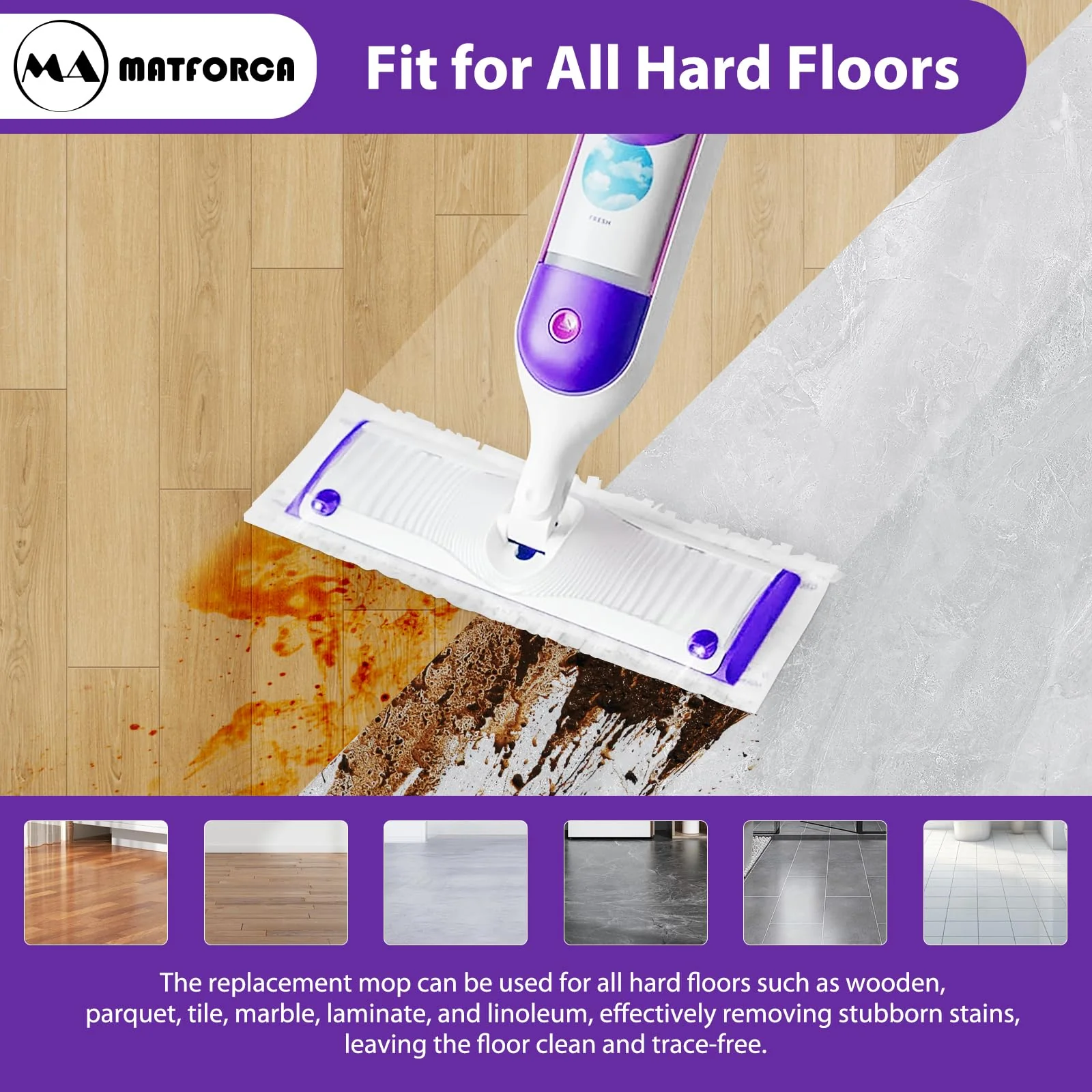 20 Pack Swiffer Power Mop Pads – Disposable Refill Wet Mop Pads for Swiffer Power Mop, Quick and Effective Cleaning for Hardwood, Tile, and Laminate Floors, Compatible with Swiffer WetJet - Image 3