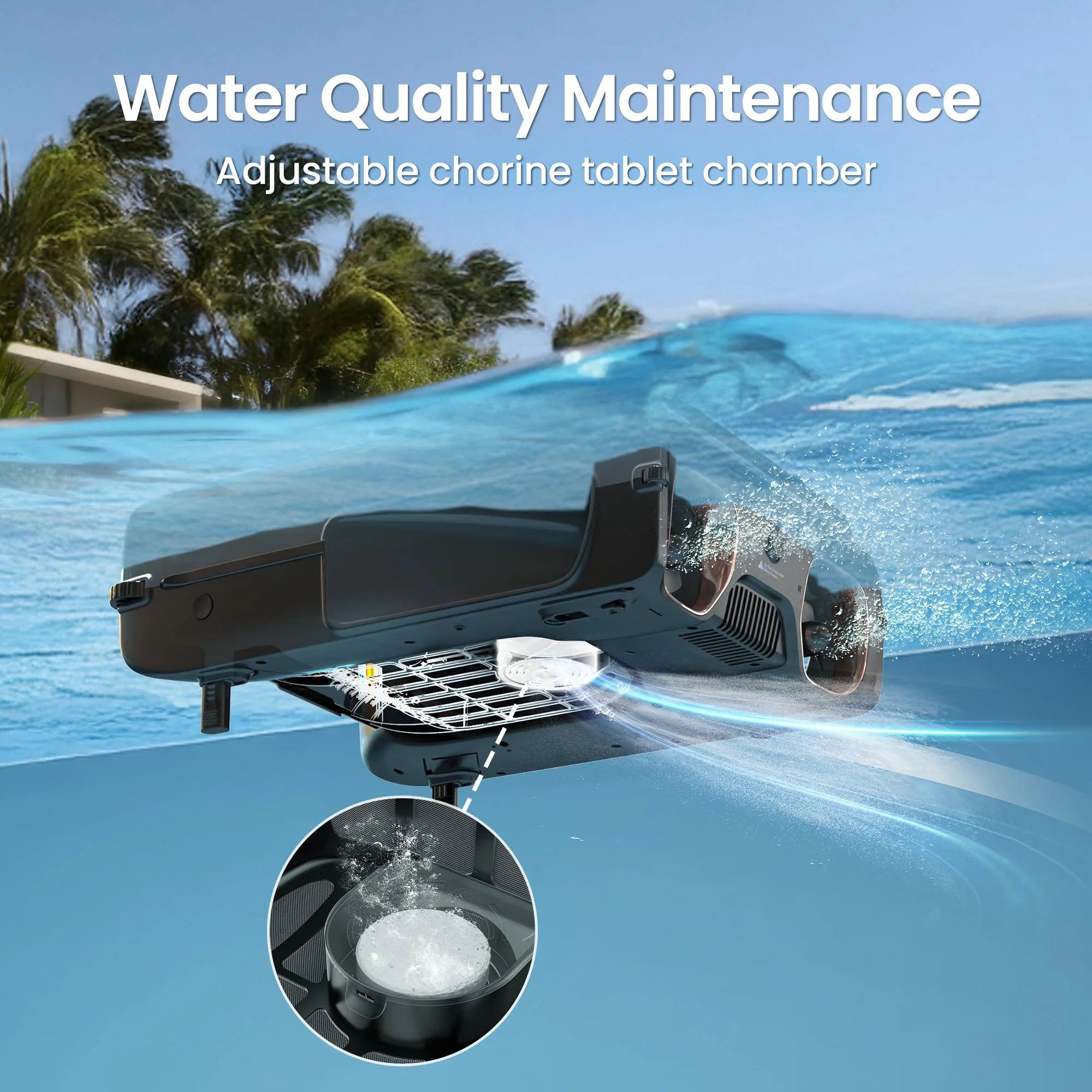 (2026 New) AIPER Experts Duo: Scuba V3 & Surfer S2, 360° Top-to-Bottom Cleaning, 7 Day Hands-Free Care, 10x Faster Pool Cleaning with AI Patrol, Smart Parking & Water Quality Maintenance - Image 3