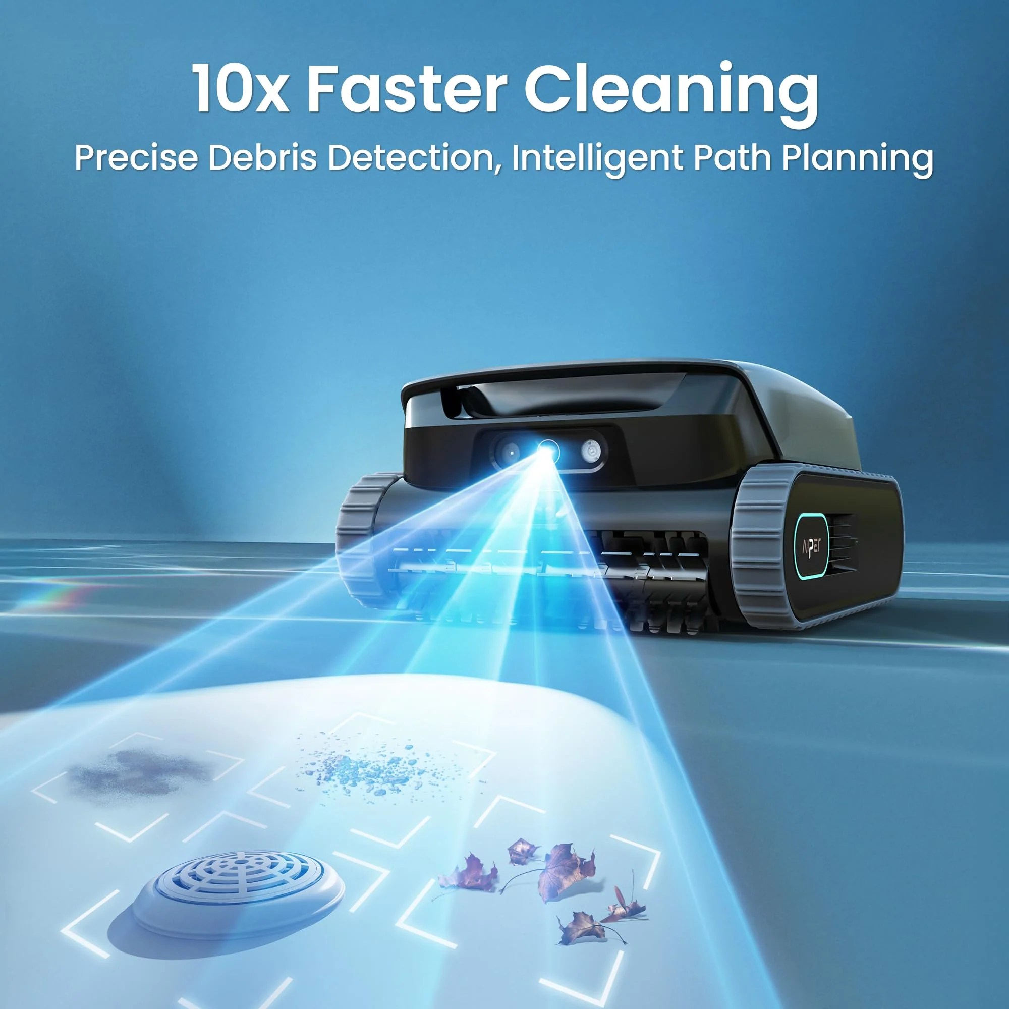 (2026 New) AIPER Experts Duo: Scuba V3 & Surfer S2, 360° Top-to-Bottom Cleaning, 7 Day Hands-Free Care, 10x Faster Pool Cleaning with AI Patrol, Smart Parking & Water Quality Maintenance - Image 7