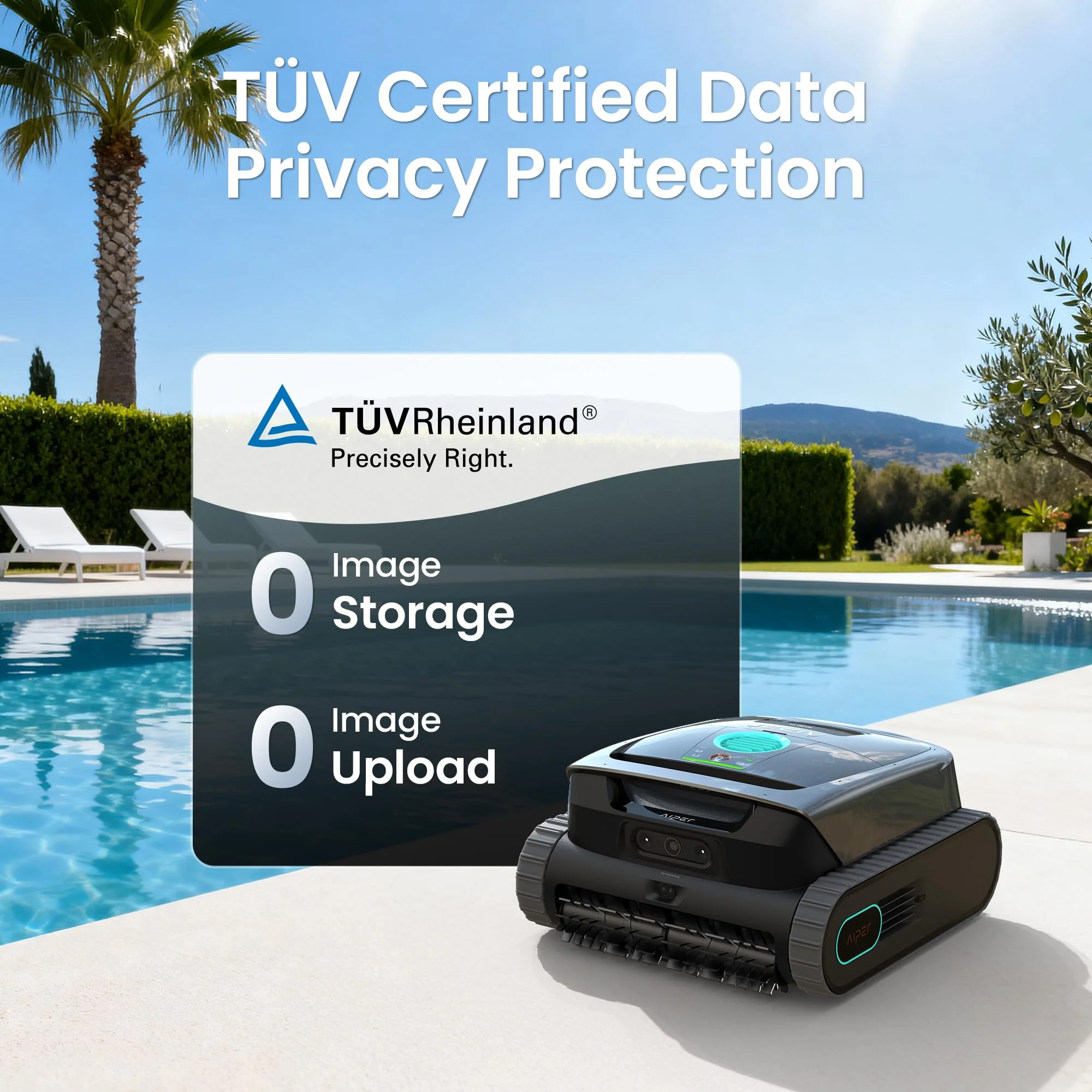 (2026 New) AIPER Scuba V3 AI Vision Cordless Robotic Pool Cleaner, 10x Faster Pool Cleaning with AI Patrol, 24/7 Auto Cleaning, Smart Waterline Parking & Multi-Layer Filtration - Image 2