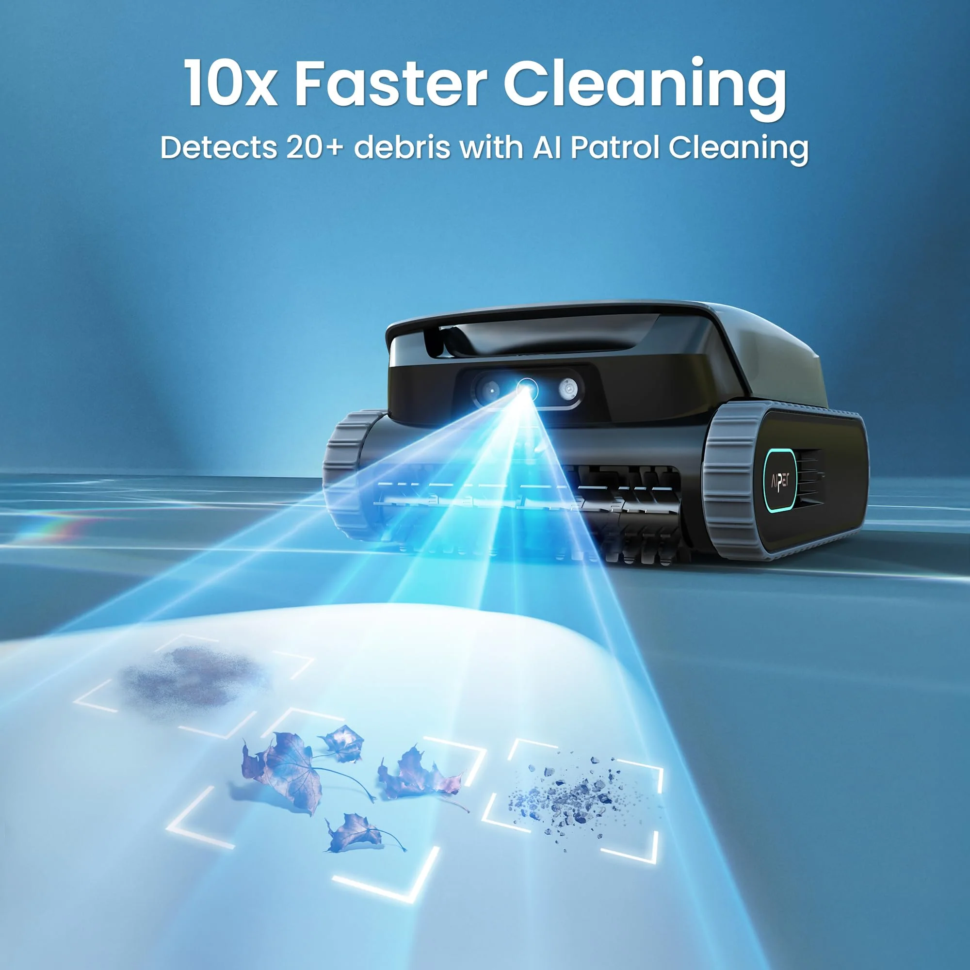 (2026 New) AIPER Scuba V3 AI Vision Cordless Robotic Pool Cleaner, 10x Faster Pool Cleaning with AI Patrol, 24/7 Auto Cleaning, Smart Waterline Parking & Multi-Layer Filtration - Image 9