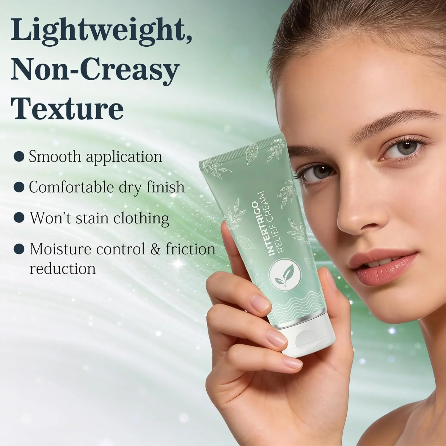 2026 New Intertrigo Cream, Professional Intertrigo Relief Cream, Skin Fold Care & Chafing Support Cream, Fast-Drying Non-Greasy Formula for Friction-Prone Areas (2Pcs) - Image 2