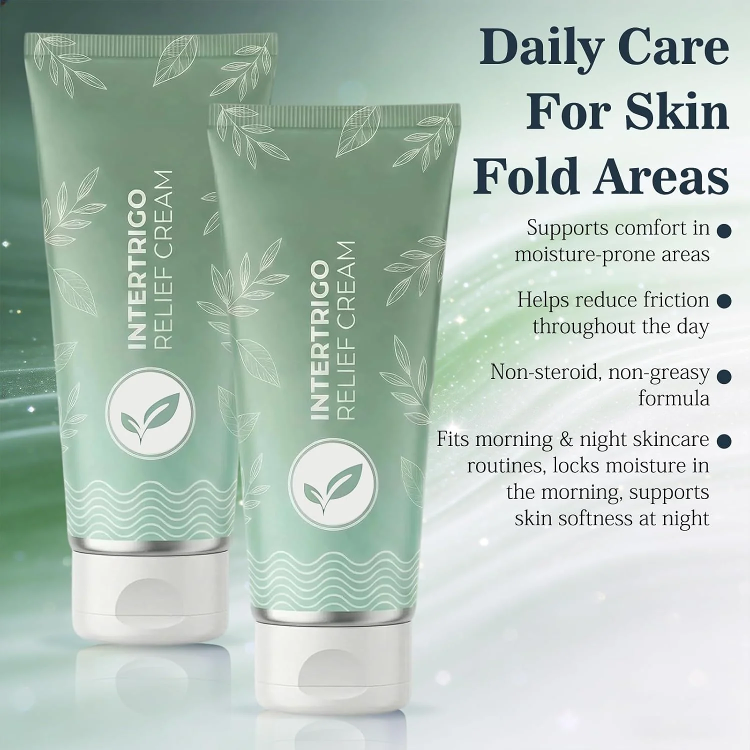 2026 New Intertrigo Cream, Professional Intertrigo Relief Cream, Skin Fold Care & Chafing Support Cream, Fast-Drying Non-Greasy Formula for Friction-Prone Areas (2Pcs) - Image 8