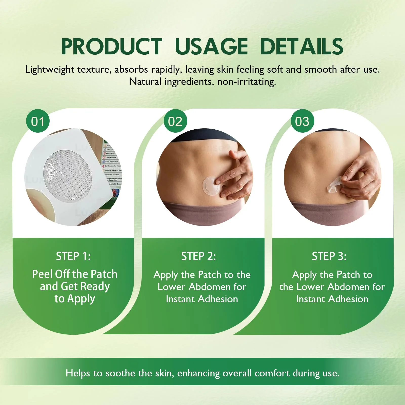 2026 New Upgraded Style Moringa 10-in-1 Nano Microdarts Patch, Advanced Moringa Patches, Natural Body Patches for Women and Men - Gentle Formula for All Skin (3, 3 Boxes) - Image 3