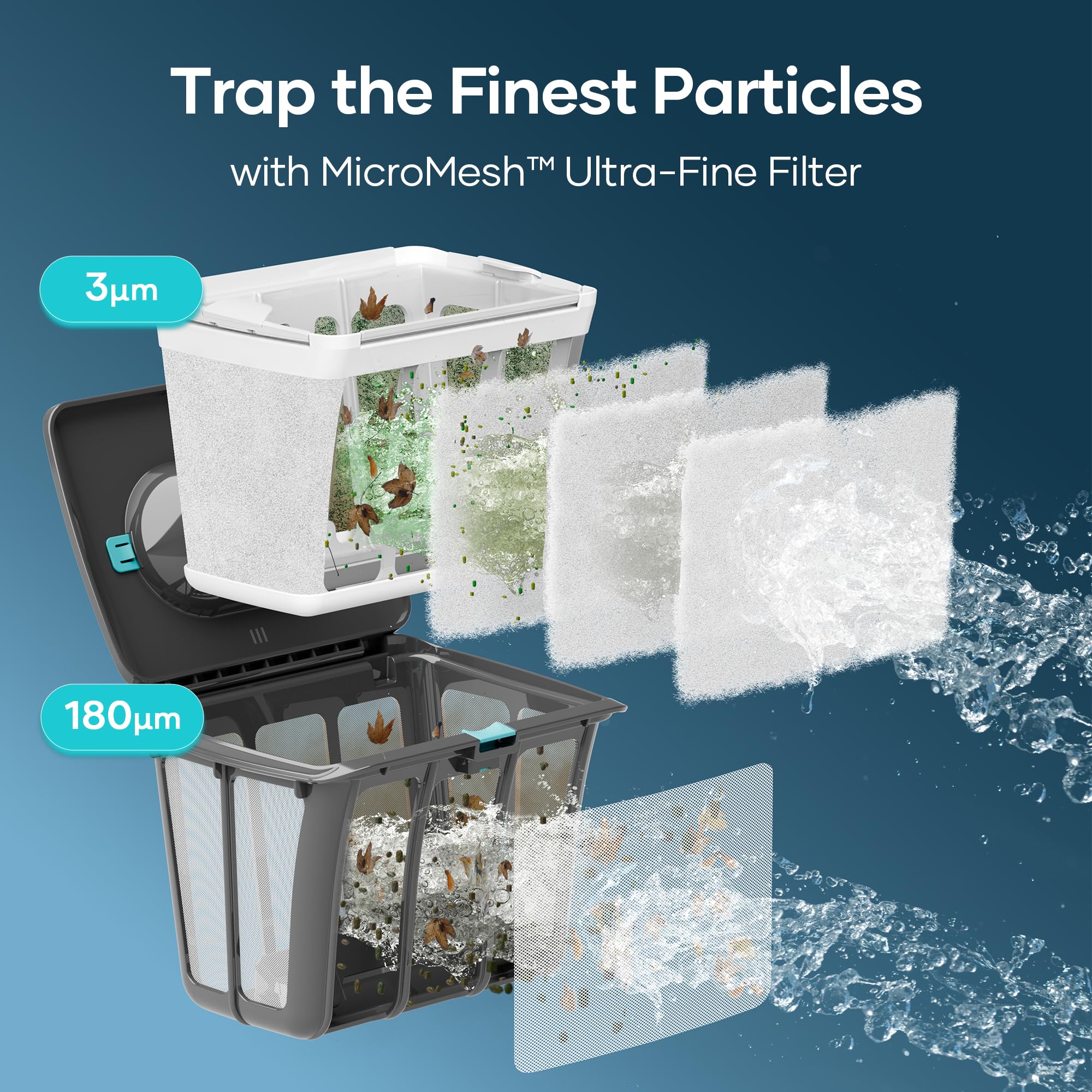 (2026 Upgrade) Aiper Scuba S1 Robotic Pool Cleaner, Wall & Waterline Cleaning, Double Filtration, Extended 180-Min Battery Life, Smart Navigation, App Support, OTA Upgrade - Image 5
