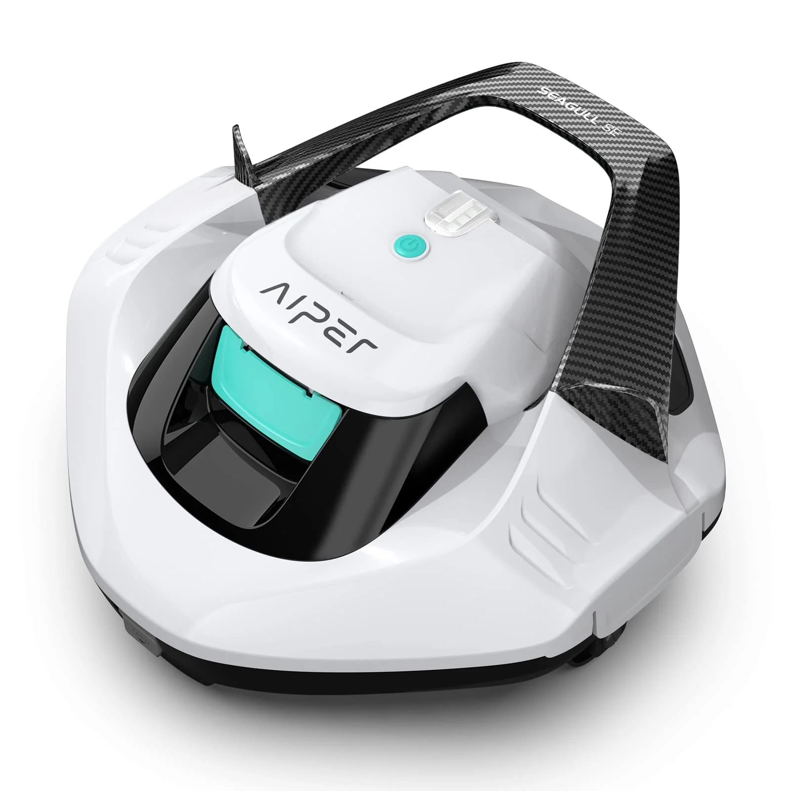 (2026 Upgrade) AIPER Seagull SE Cordless Robotic Pool Cleaner, Above Ground Pool Vacuum with LED Indicator, Lasts 100 Mins, Self-Parking, Ideal for Flat Pools up to 860 sq.ft