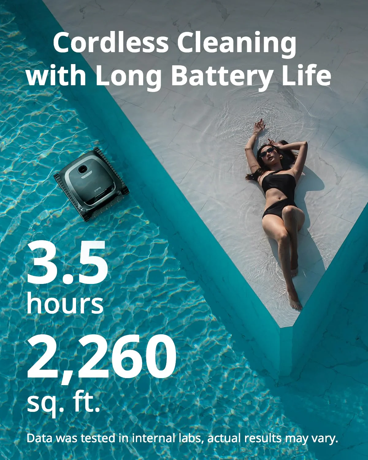 (2026 Upgrade) Beatbot AquaSense Cordless Robotic Pool Vacuum Cleaner - Intelligent Path Opimization, Cleans Floor, Walls, and Waterline - Suitable for Above & In-Ground Pools up to 2,260 sq.ft. - Image 5