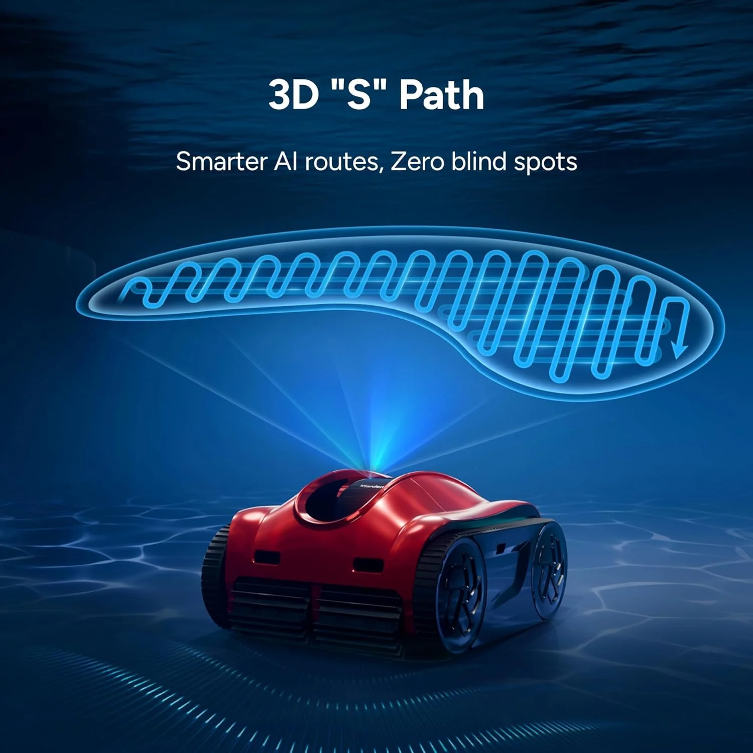 (2026 Upgrade) iGarden Pool Cleaner K Pro, 10H Runtime, Cordless Robotic Pool Vacuum for Inground Pools, 200% Turbo Suction, Smart Navigation, Touchscreen & APP, 4L Large Basket, Auto-Parking - Image 8