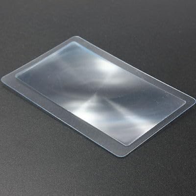 20X HD Magnifying Glass (Full Size-90mm) for Desktop, Collectors, Youth and The Elderly. Free Bonus, (3) Credit Card Sized Magnifiers for Shopping or dosing Medicine ($3.96 Value). - Image 2
