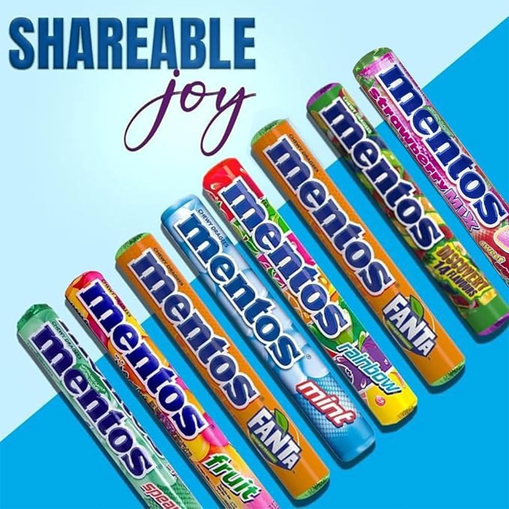 21 Packs Mentos Mix Flavor Chewy Dragees Refreshing Soft Candies Sold By VR Angel - Image 7