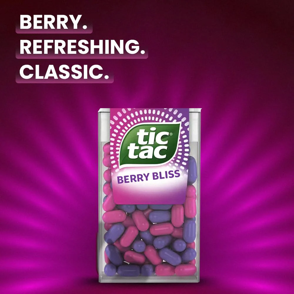 24 Berry Bliss Tic Tac Mint sweets For Little Moments of Refreshment - Sold By VR Angel - Image 8