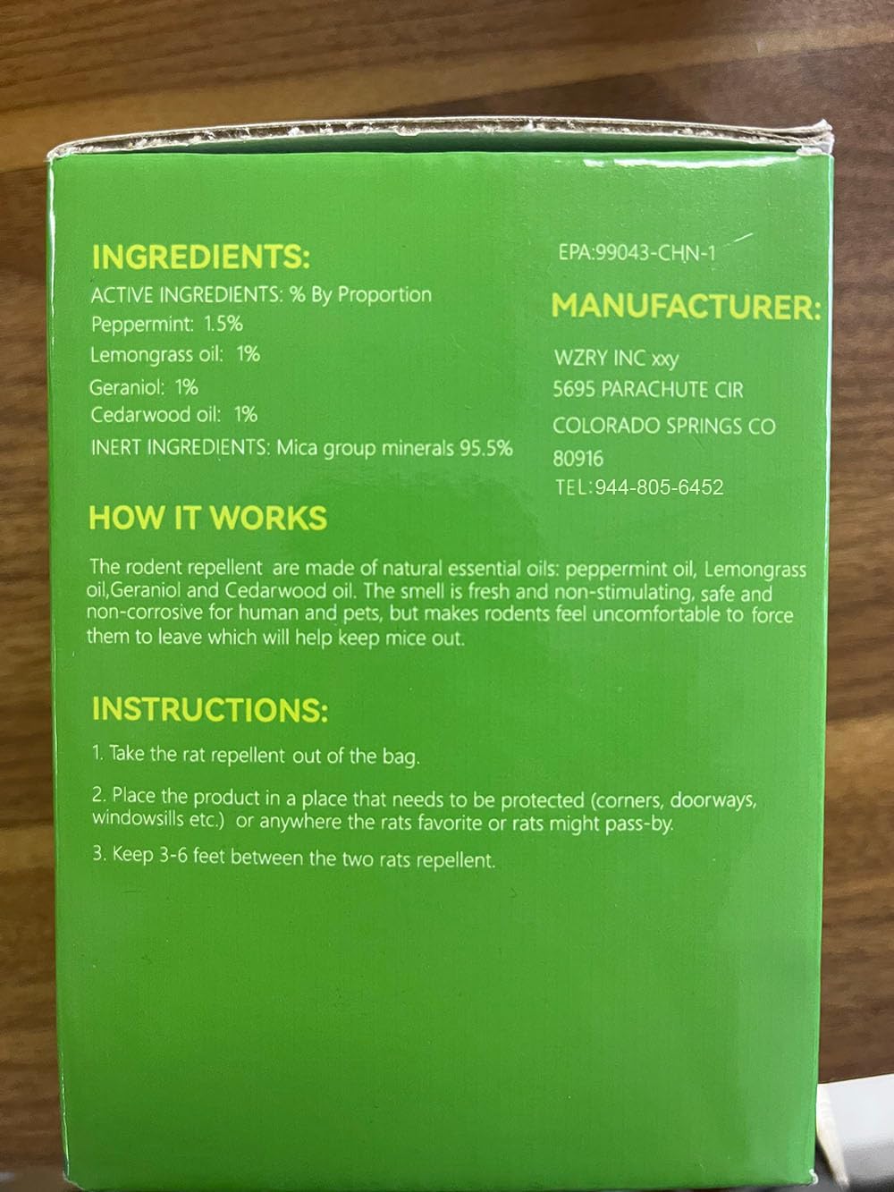 24 Pack Rat Repellent Peppermint Oil Rat Repellent, Mouse Repellent for Car Campers Outdoors Indoor Garage - Image 5