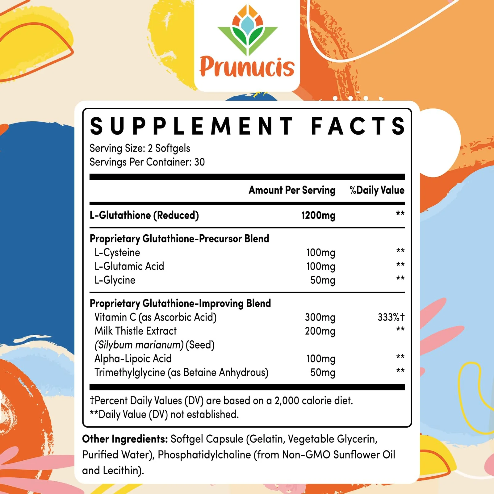 2400MG Liposomal Glutathione, with Vitamin C, Milk Thistle & Alpha-Lipoic Acid, Master Antioxidants, Pure Reduced L-Glutathione - Immune System, Cell Repair, Energy, High Absorption, 60 Softgels - Image 7
