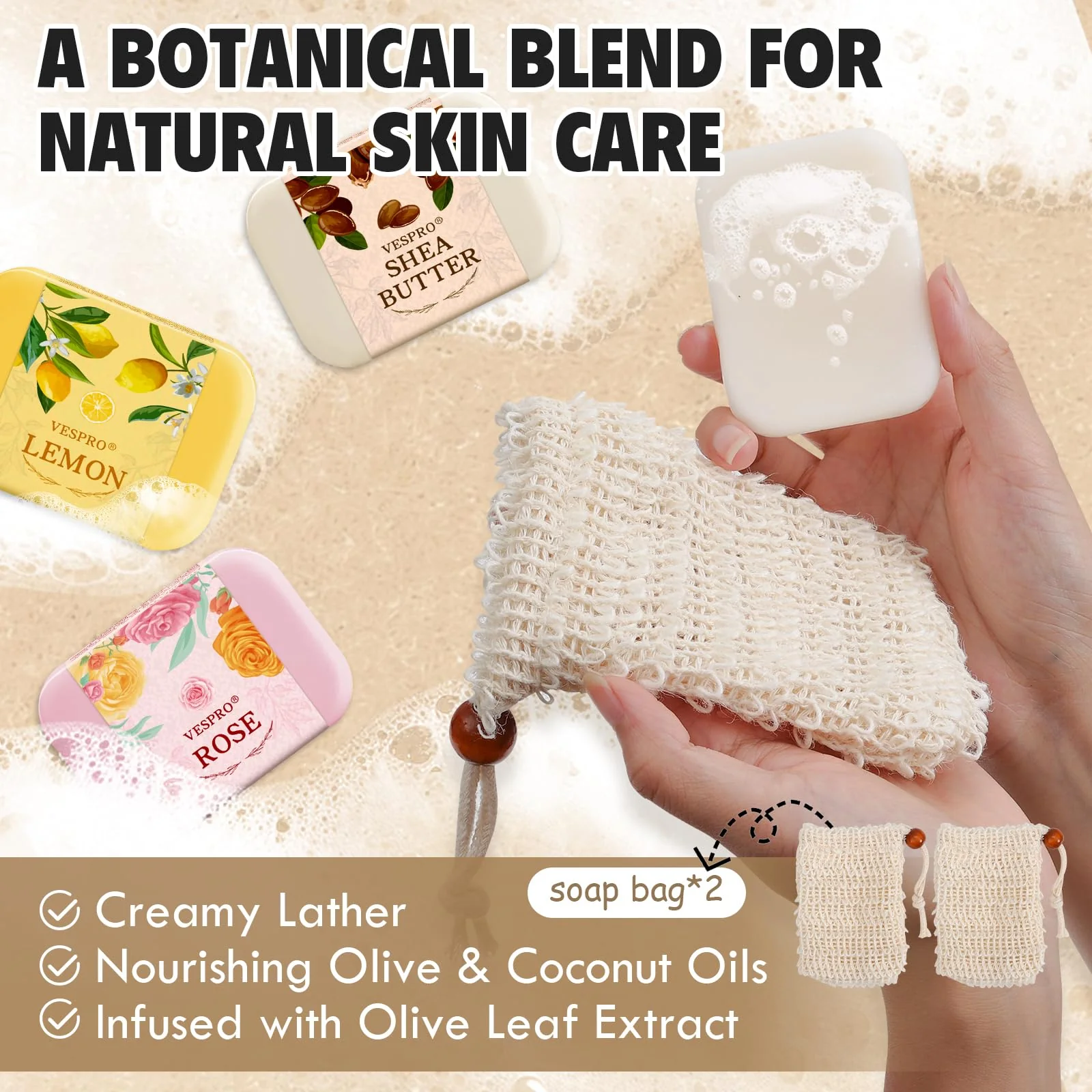 24Pack Natural Bar Soap Gift Set with Olive Extract, Moisturizing, Body Wash & Face, Bulk Gifts for Women, Thank You Gifts, Teacher Appreciation Gifts, Nurse Gifts, Mothers Day Gifts, Travel Size - Image 4