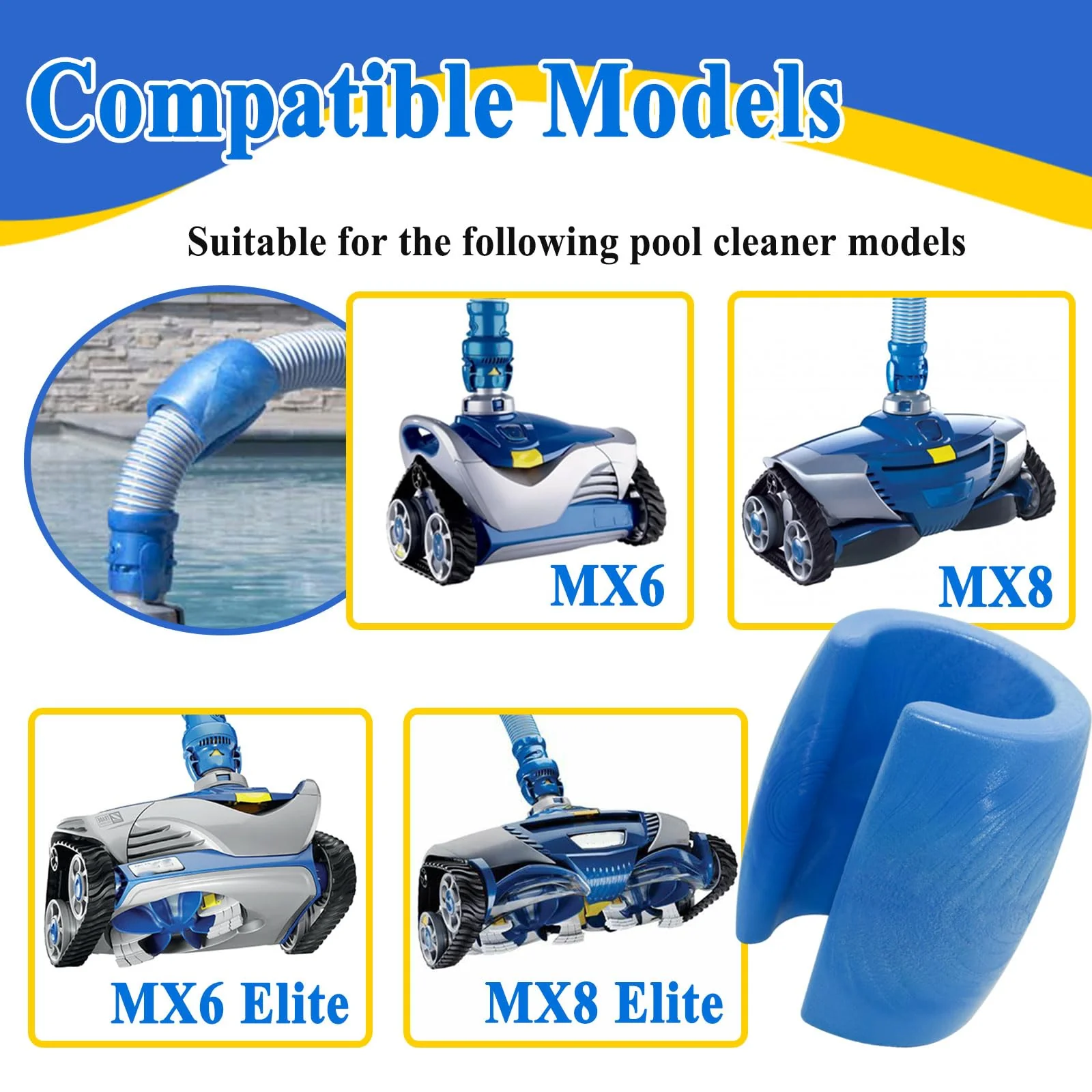 2Pcs R0526800 Hose Float Replacement for MX6/MX8 Cleaners, Helps Keep Pipe Upright - Image 3