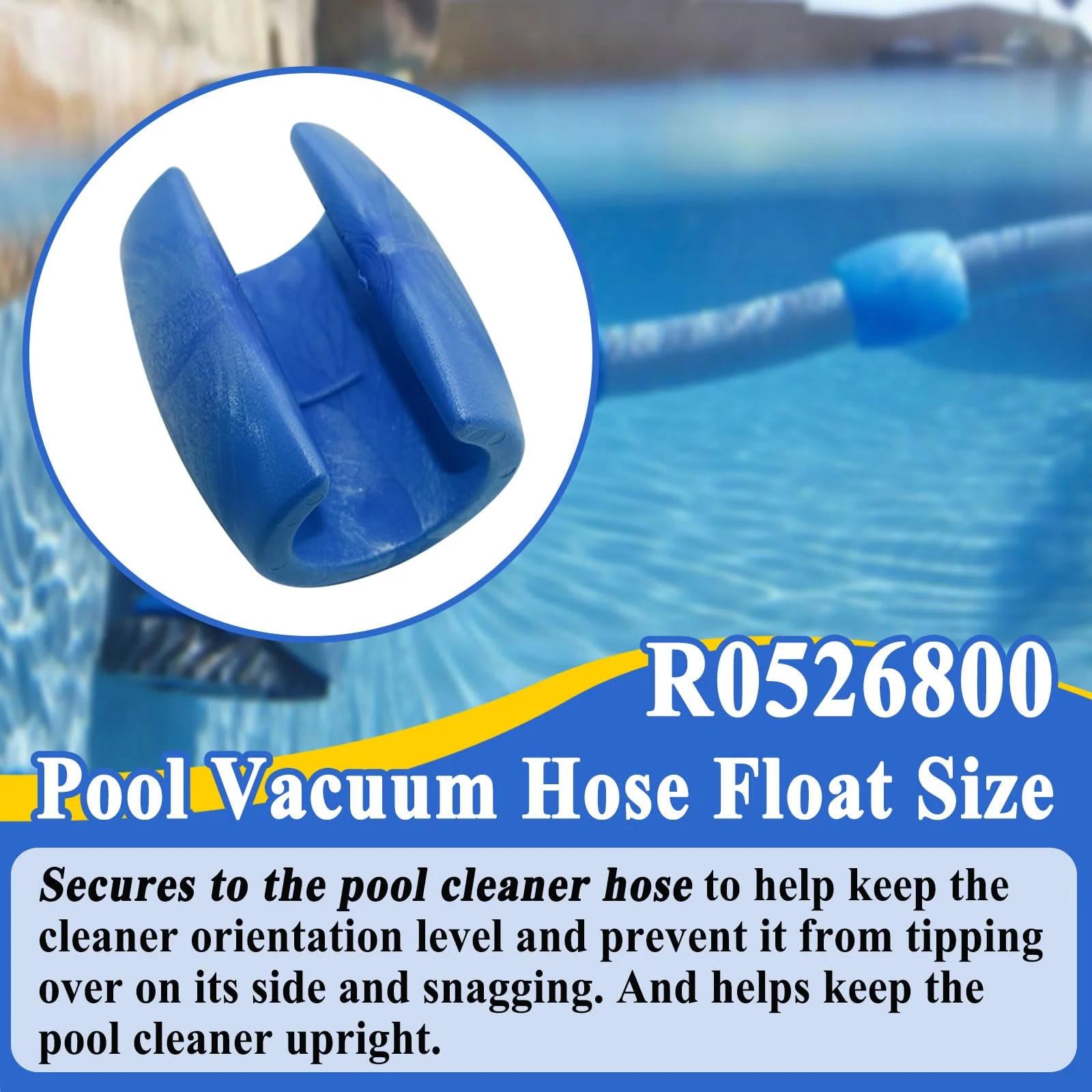 2Pcs R0526800 Hose Float Replacement for MX6/MX8 Cleaners, Helps Keep Pipe Upright - Image 4