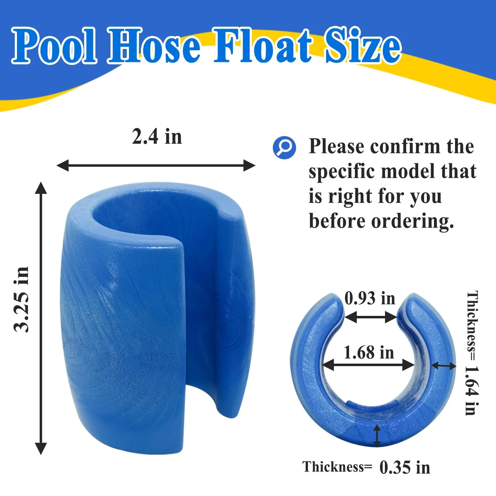 2Pcs R0526800 Hose Float Replacement for MX6/MX8 Cleaners, Helps Keep Pipe Upright - Image 5