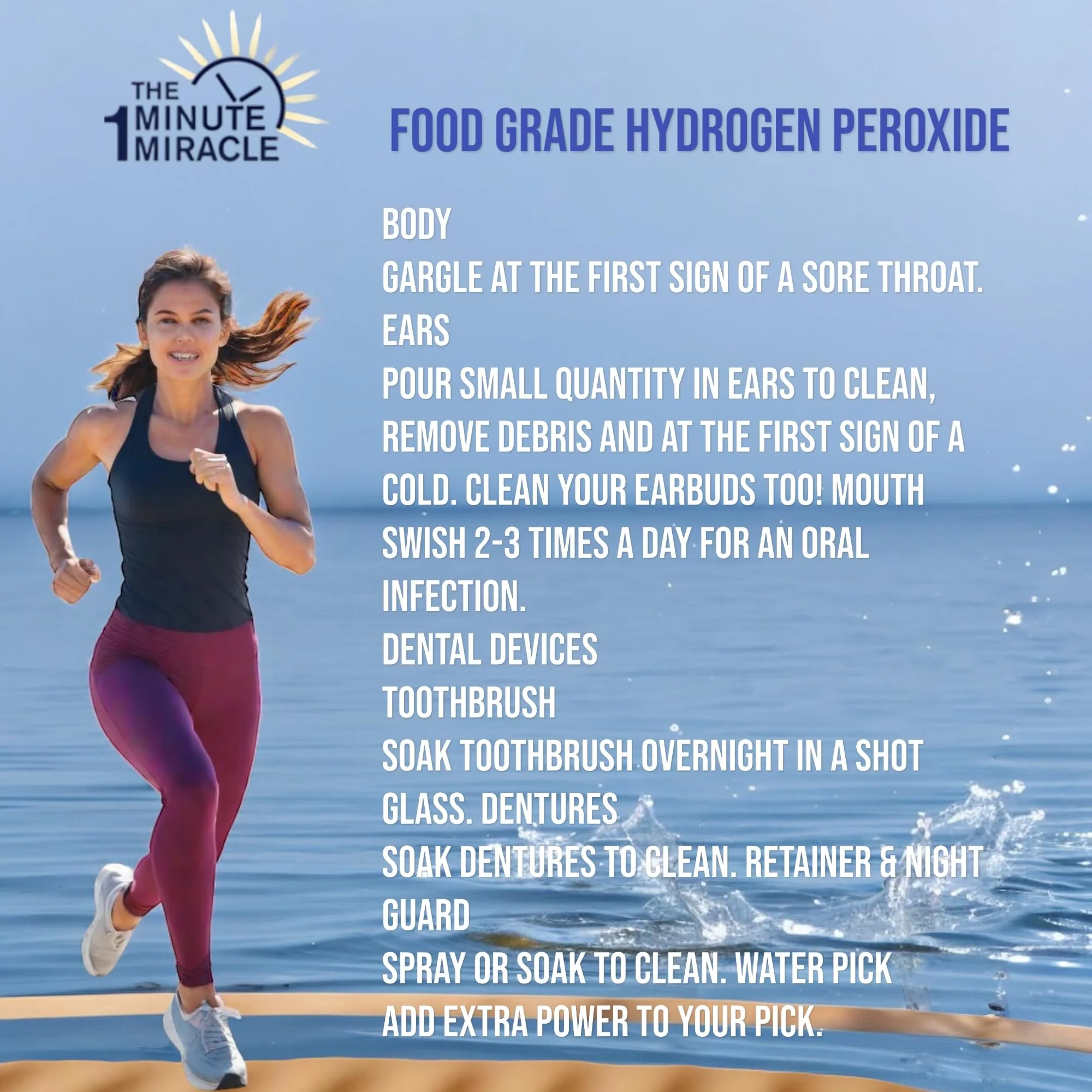3% Hydrogen Peroxide Medical Food Grade H2o2-12 oz Bottle with 1 oz Bottle Dropper - Recommedned by The One Minute Cure Book. 11 Drops of 3% Equal to 1 Drop of 35% H2o2. - Image 7