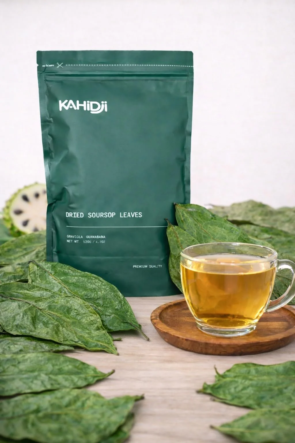320 + Premium Soursop Graviola Dried Leaves Tea, 320 + Whole Soursop Leaves, Graviola, Guanabana, Hoja Guanabana - 120 g - Image 3