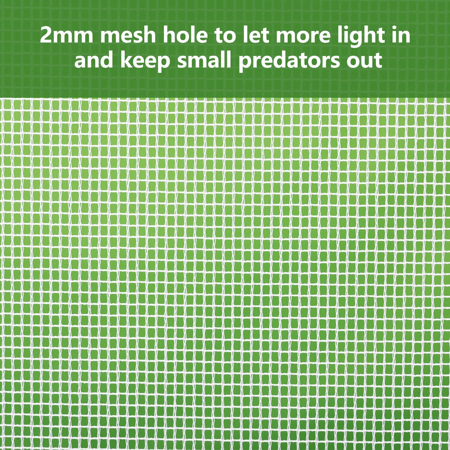 36" Outdoor Mesh Plant Enclosure, Plant Cover for Pests, Bird and Pest Protection Guard for Fruit, Vegetables, Flowers and Herbs Pop-Up Cage 24 x 24 x 36 Inches - Image 6