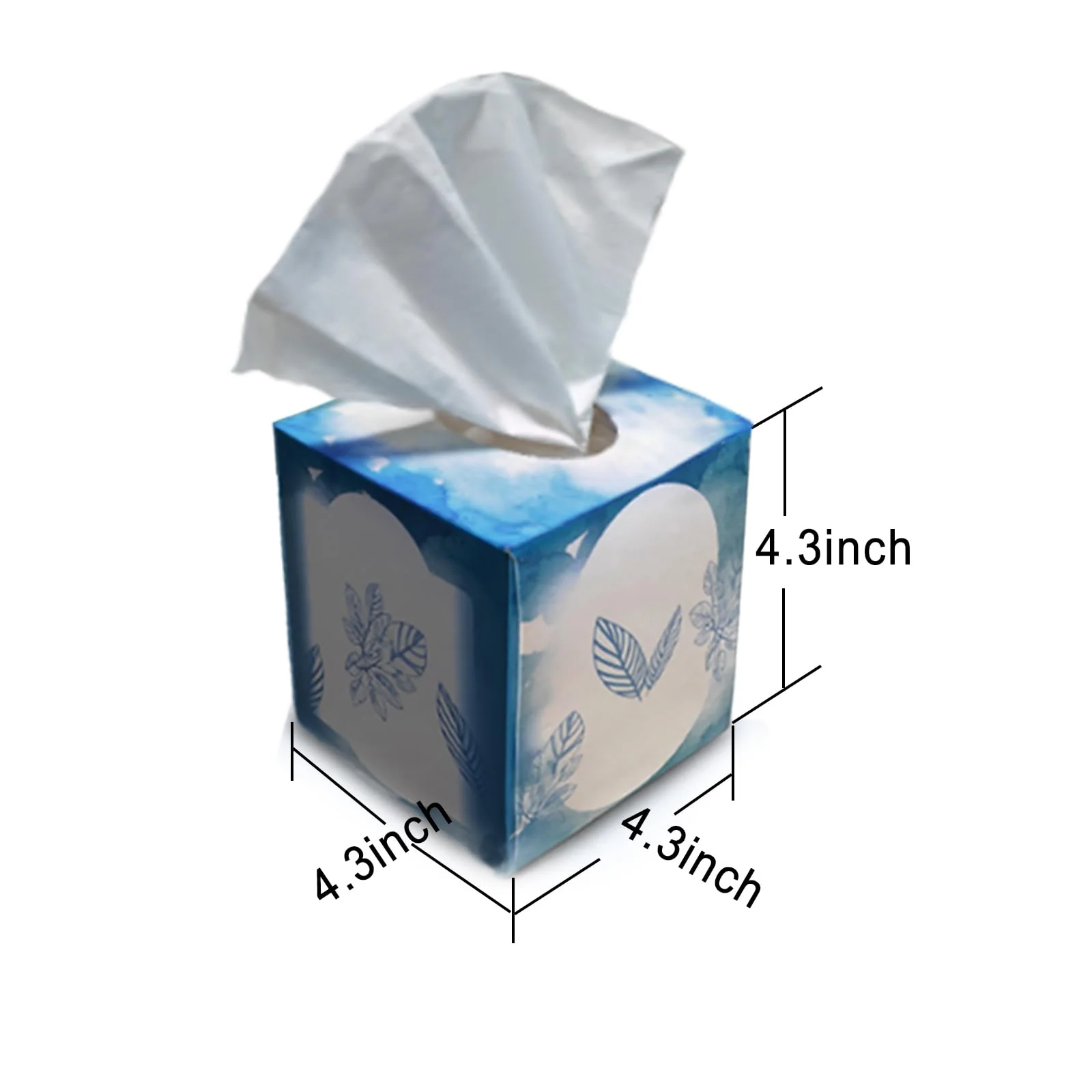 3Ply 60 Tissues Per Cube Box Facial Tissue SPurePaper 6 Box 360 Tissues Total - Image 4