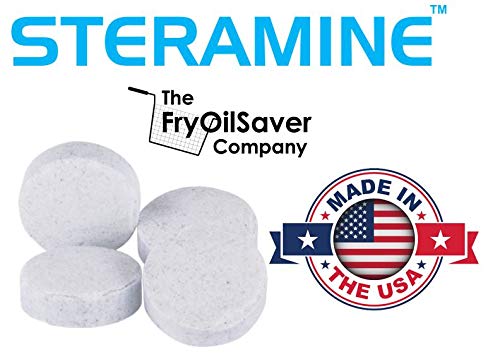 4 Bottles Steramine Sanitizer Tablets - 15x QT-10 Test Strip - Multi Purpose Steramine Sanitizing Tablets for Food Contact Surface, Kitchen, Restaurant Cleaning & Food Truck by FryOilSaver (600 Count) - Image 5
