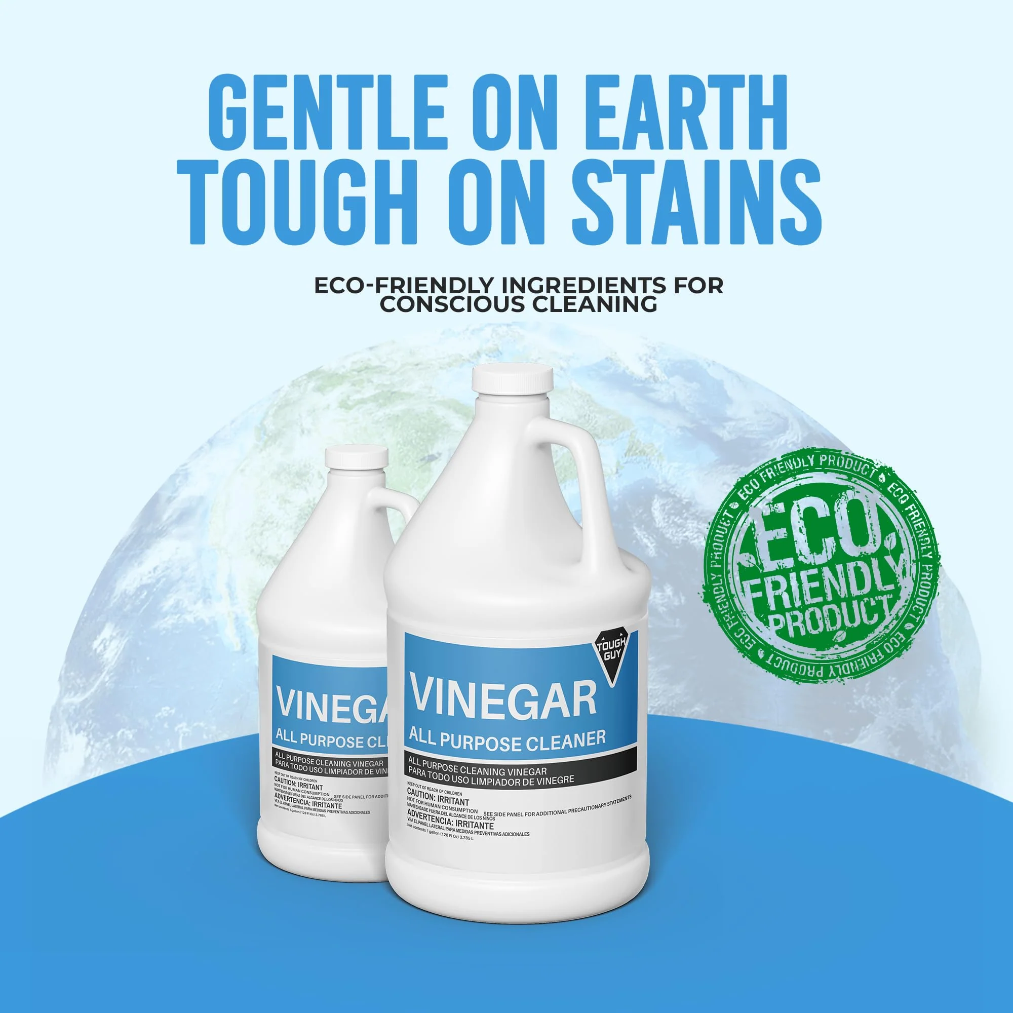 (4 Gallons) - Distilled White Cleaning Vinegar 6% Acidity - Multi-Purpose Household Surface Cleaner, Safe for Laundry - Image 3