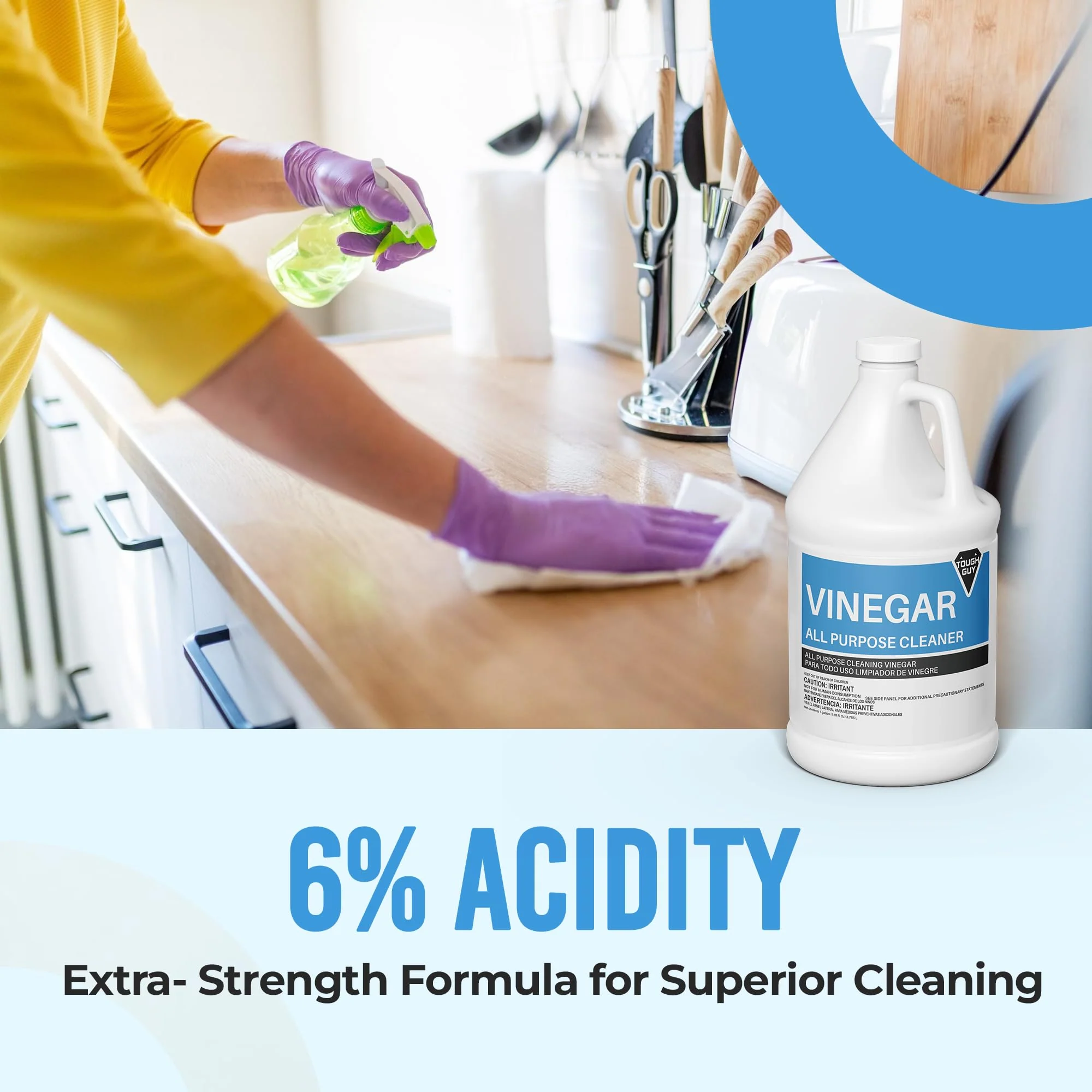 (4 Gallons) - Distilled White Cleaning Vinegar 6% Acidity - Multi-Purpose Household Surface Cleaner, Safe for Laundry - Image 7