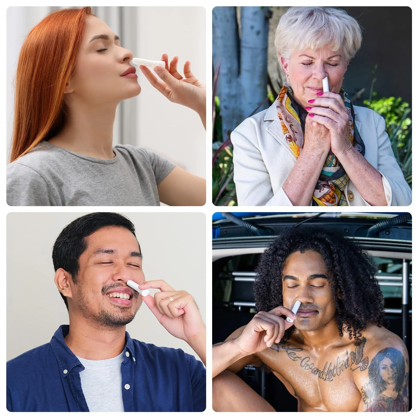 4 Pack Nasal Stick,Nasal Inhaler Stick,Nose Inhaler Boost Energy Set,Inhaler,Sinus & Congestion Relief, Daily Relaxation, Stress Relief, Pure Natural Ingredients - Image 7