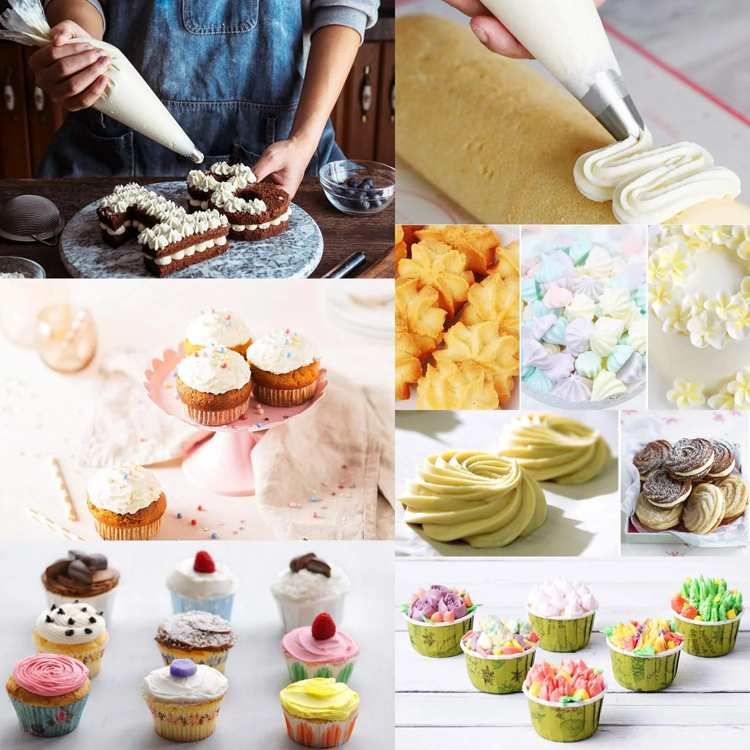 400 Pcs Disposable Piping Bags 12inch Anti-Burst Pastry Bags, Tipless Icing Piping Bag for Cake, Cream Frosting and Cookie Decoration Supplies - Image 3